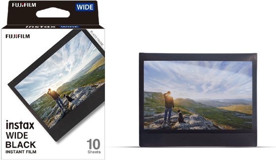 EAN 4547410460117 - Fujifilm Instax Film 10 Shots WIDE - Black Frame película instantáneas 10 pieza(s) 86 x 108 mm imagen 2