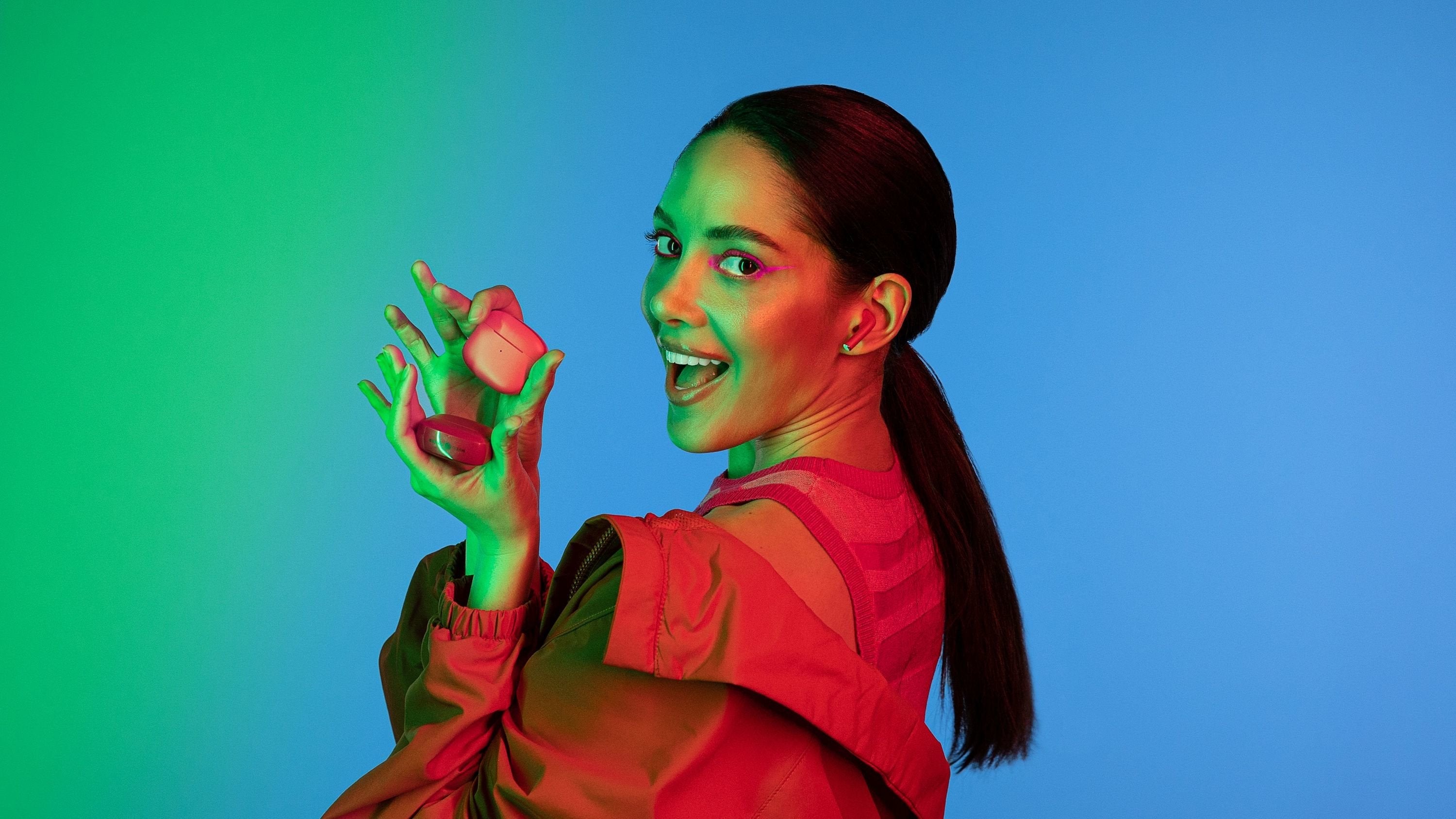 Linea Celular Ms Auricular Swag Tws Bt Arancione