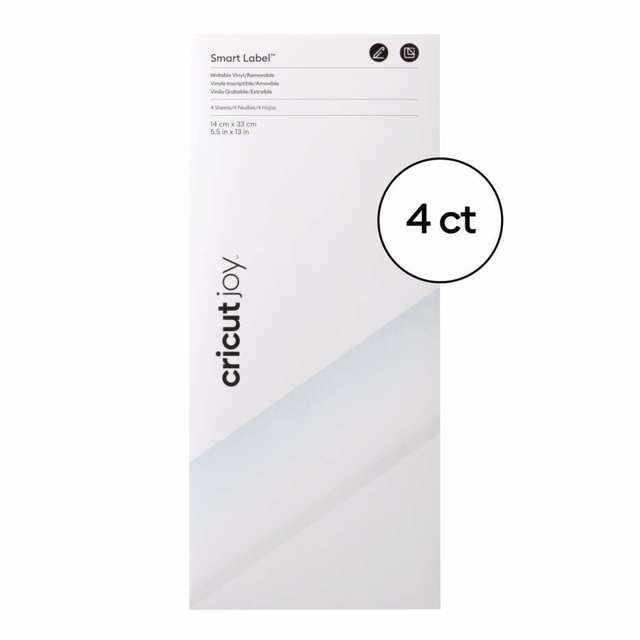 EAN 0093573380945 - Cricut Joy Smart Label Writable etiqueta autoadhesiva Permanente Transparente 4 pieza(s) imagen 1