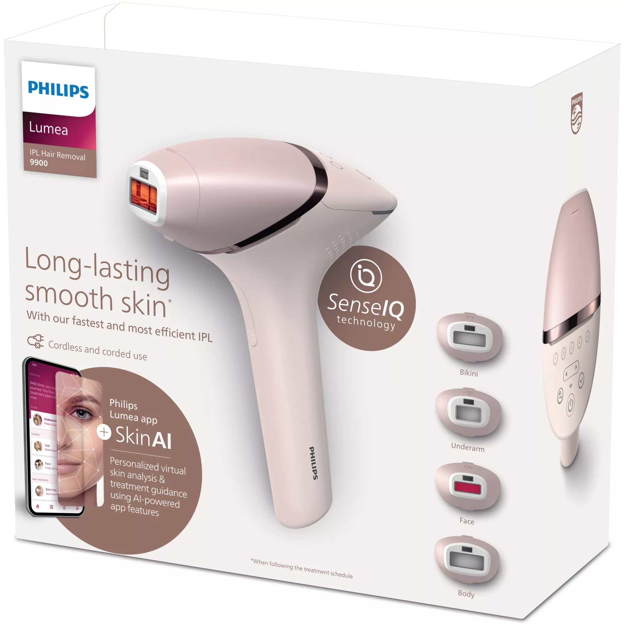 EAN 8720689005937 - Philips BRI976/00 depiladora de luz pulsada Luz pulsada intensa (IPL) Rosa imagen 2