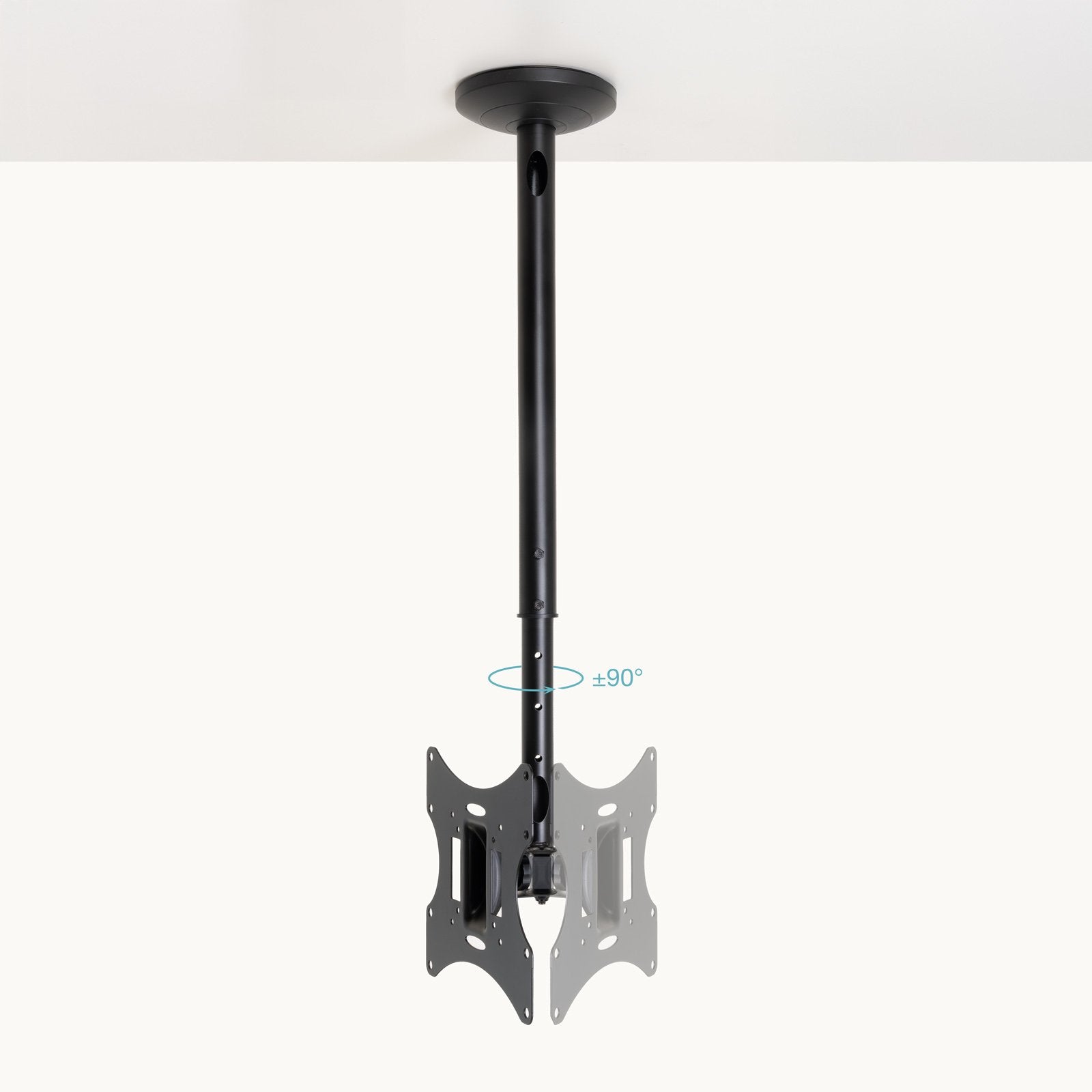 Soporte Techo Tooq Giro 180 Pantallas 23-42" Negro