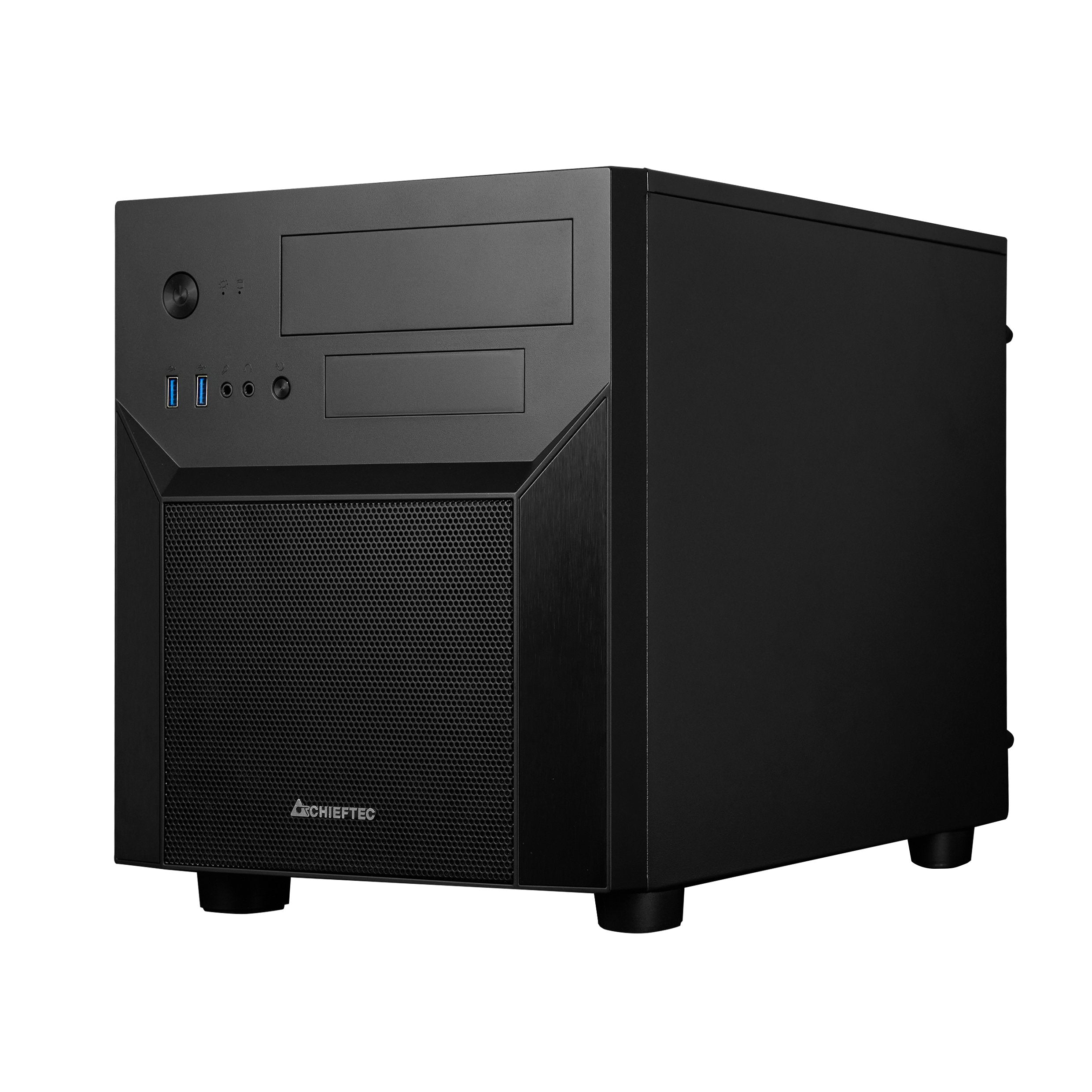 EAN 0753263077349 - Chieftec CI-02B-OP carcasa de ordenador Cubo Negro imagen 2