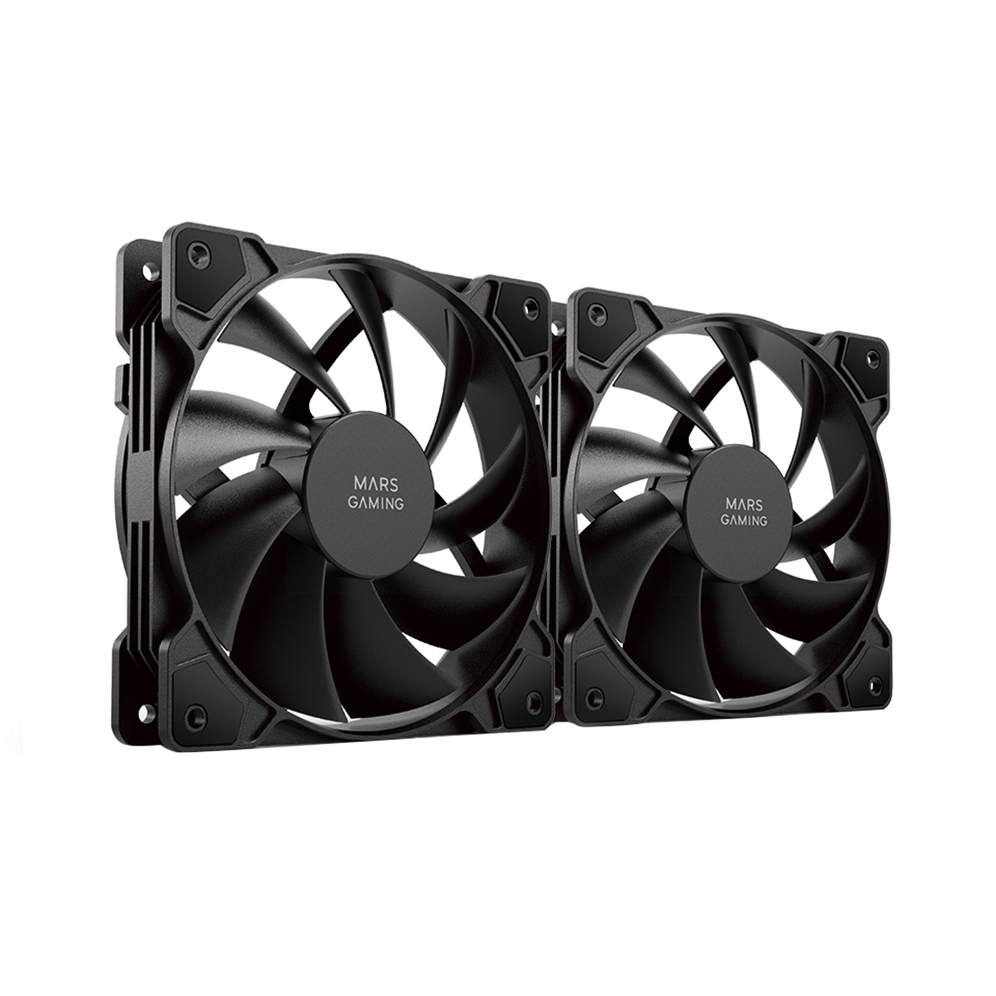 EAN 8435693102762 - Mars Gaming MFPROX2 sistema de refrigeración para ordenador Carcasa del ordenador Ventilador 12 cm 2 piez imagen 1