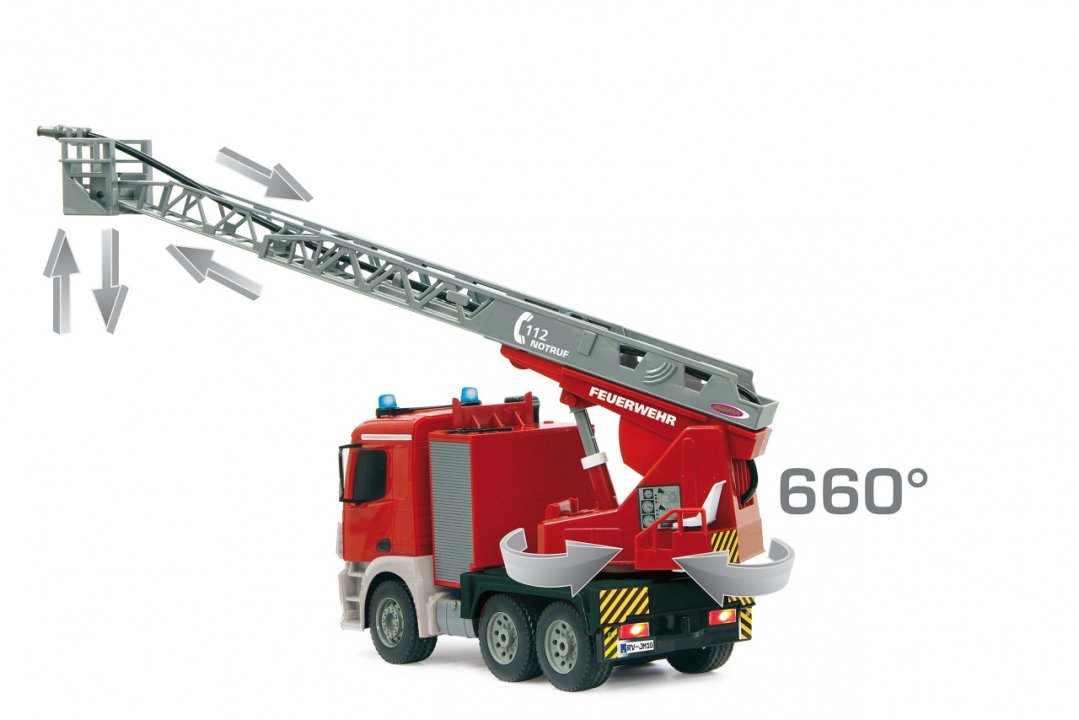 Jamara Mercedes Antos Con Escalera Giratoria Para Bomberos 1:20 2,4g