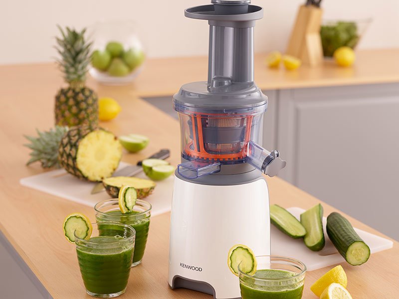 EAN 5011423187488 - Kenwood PureJuice JMP600WH Exprimidor lenta 150 W Gris, Translúcido, Blanco imagen 6