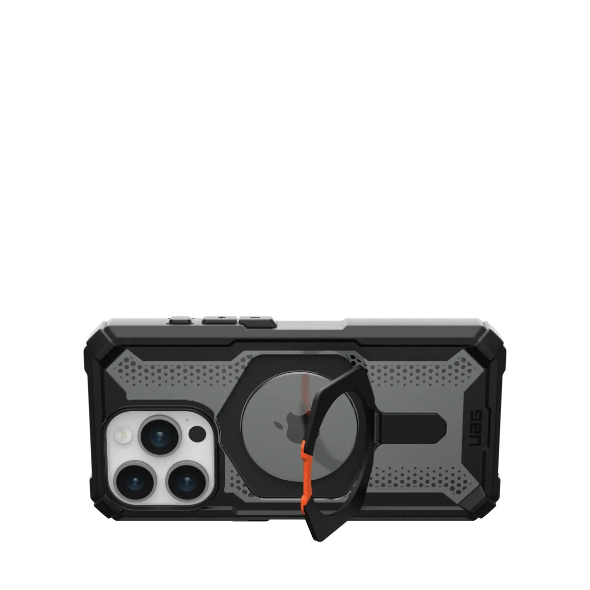 Funda Uag Serie Plasma Xte Magsafe Black Orange Apple Iphone 15 Pro