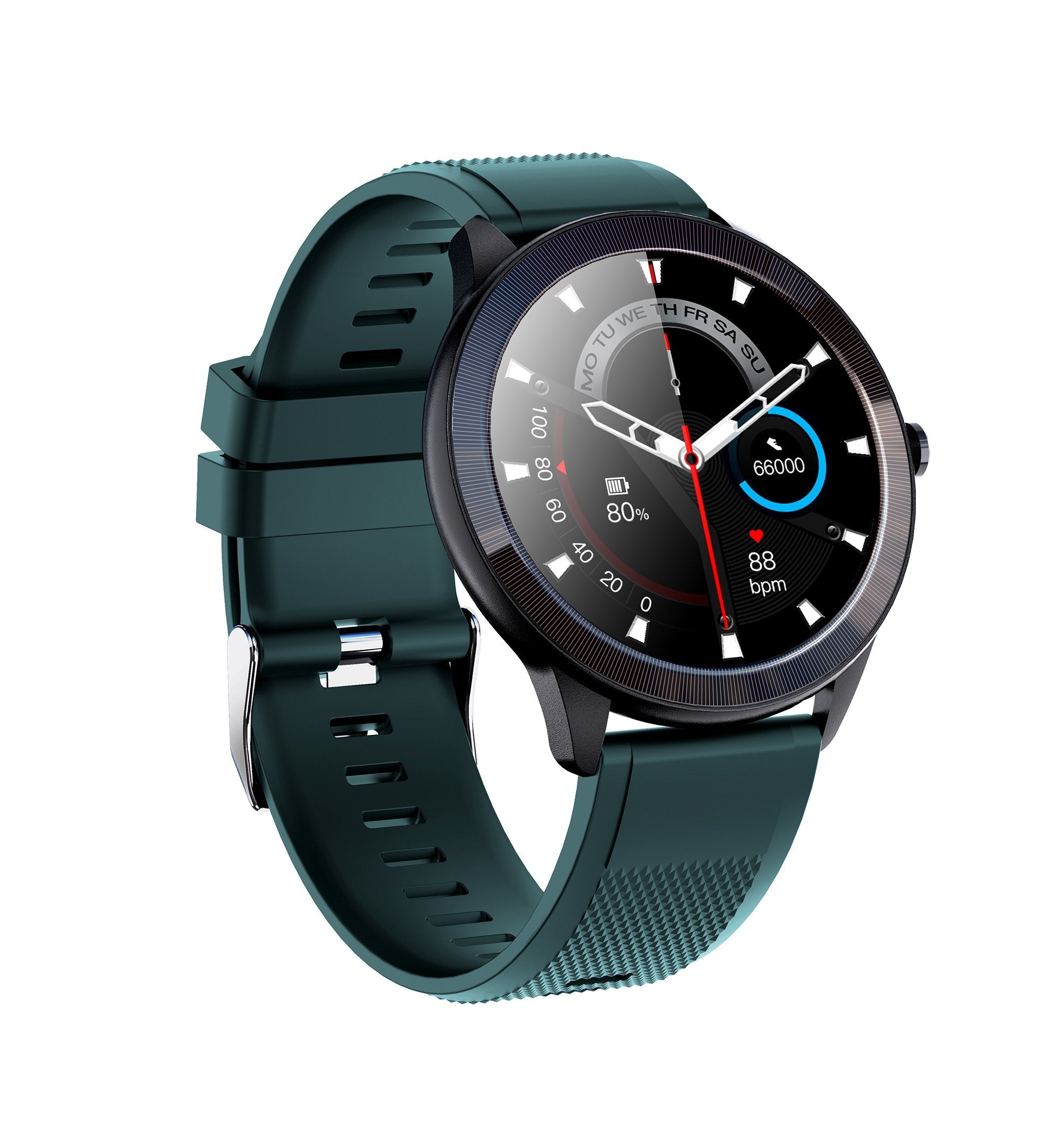 Smartwatch Leotec 1,28" Multisport Wave Verde Pantalla Redonda