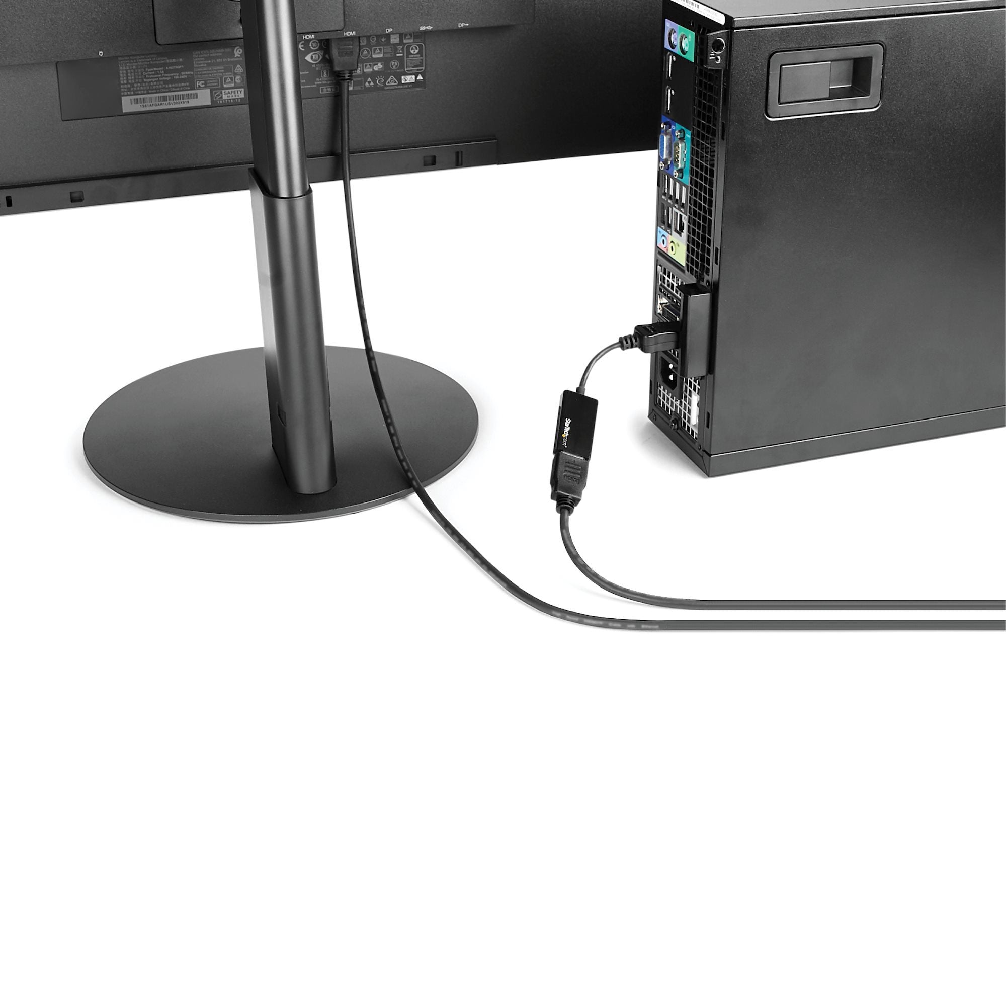 EAN 0065030865722 - StarTech.com DP2HD4K60S adaptador de cable de vídeo 0,215 m Negro imagen 6