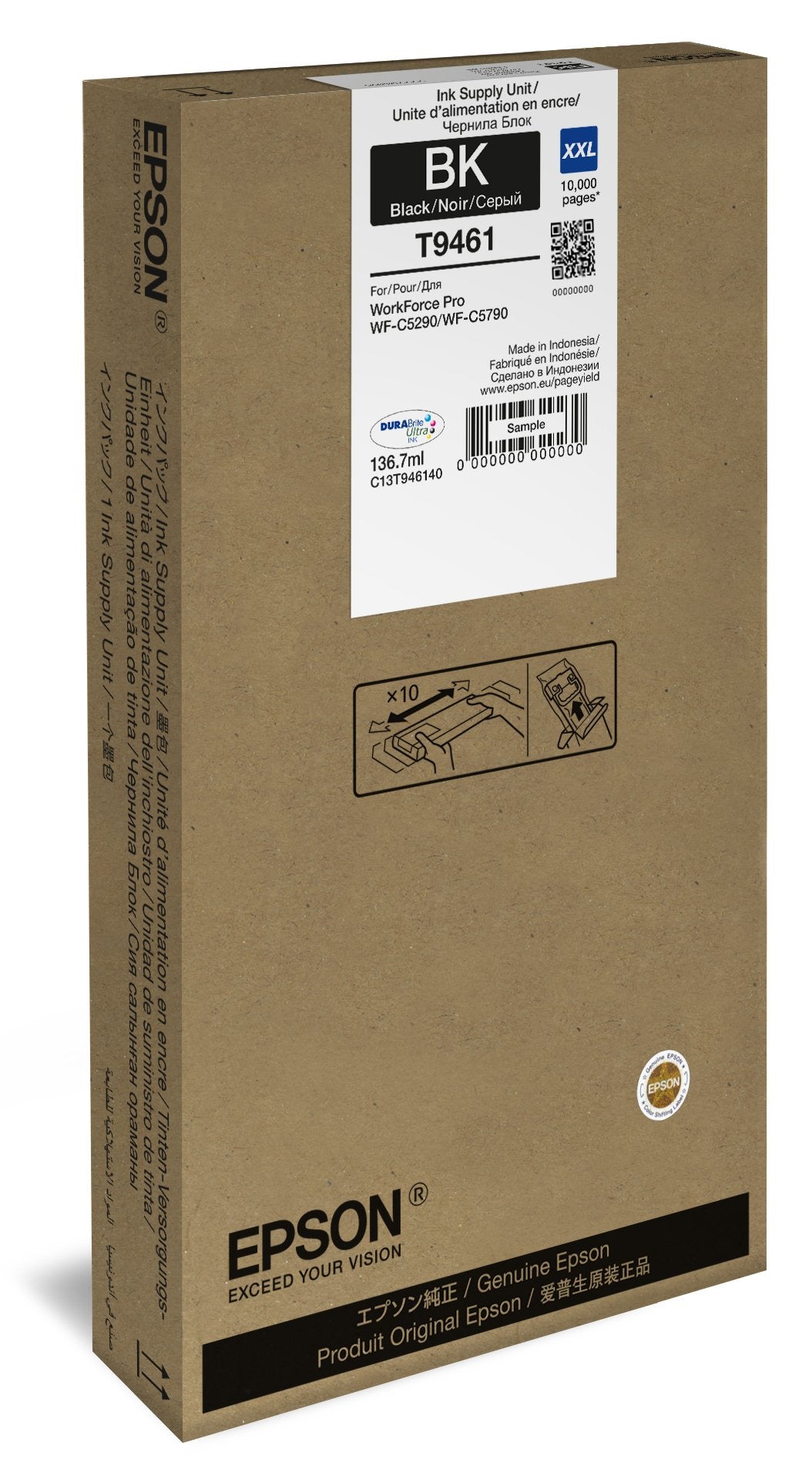 EAN 8715946645384 - Epson C13T946140 cartucho de tinta 1 pieza(s) Original Extra (Súper) alto rendimiento Negro imagen 2