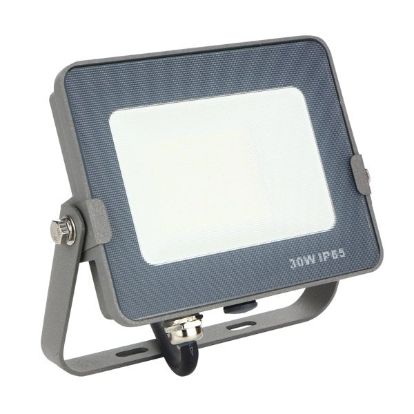 Foco Proyector Led Silver Electronics Forge Ips 65 30w - 5700k Luz Fria - 2400lm Color Gris