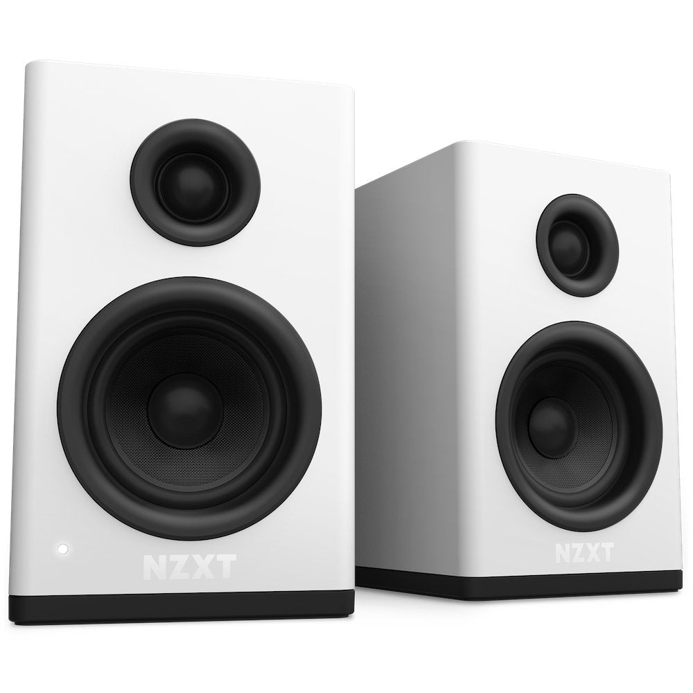 Altavoces Nzxt (Blanco/Negro, Conector De 3,5 Mm, Rca) Ap-Spkw2-Eu