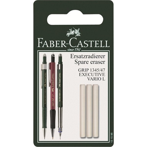 Faber Castell Goma De Borrar Para Repuesto Portaminas -Blister 3u-