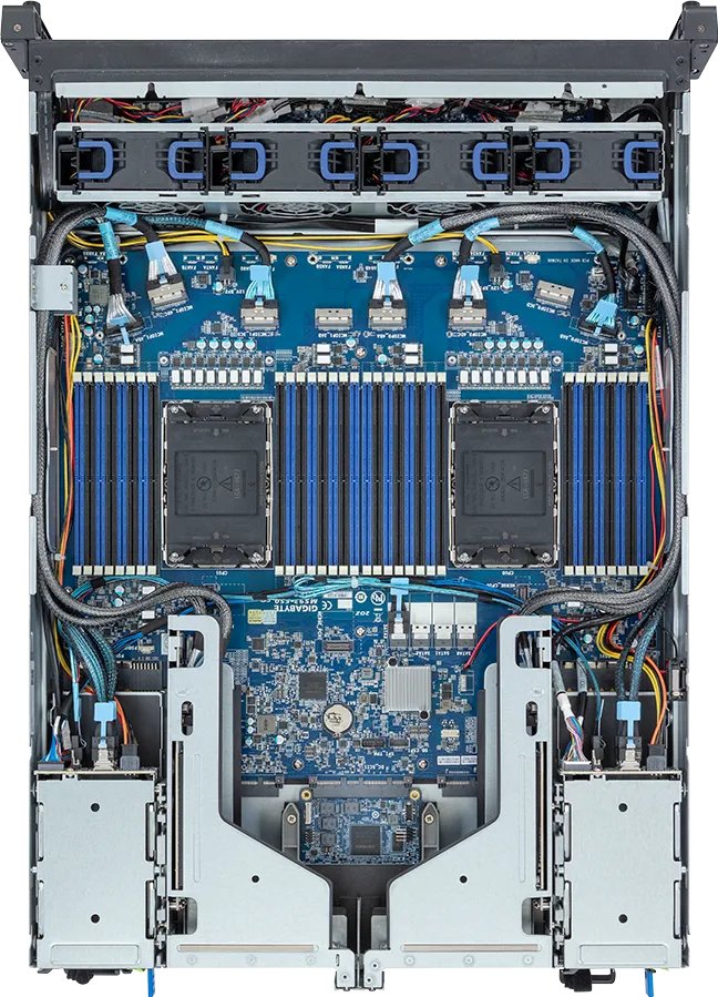 EAN 4719331855345 - GIGABYTE E283-S90-AAV1 Intel C741 LGA 4677 (Socket E) Bastidor (2U) Negro, Acero imagen 4