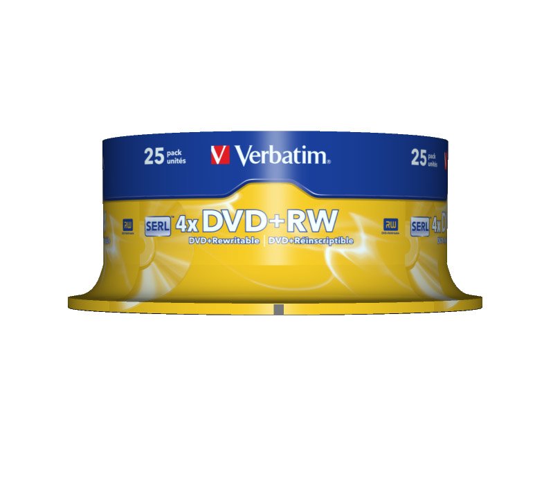 EAN 0023942434894 - Verbatim DVD+RW Matt Silver 4,7 GB 25 pieza(s) imagen 2