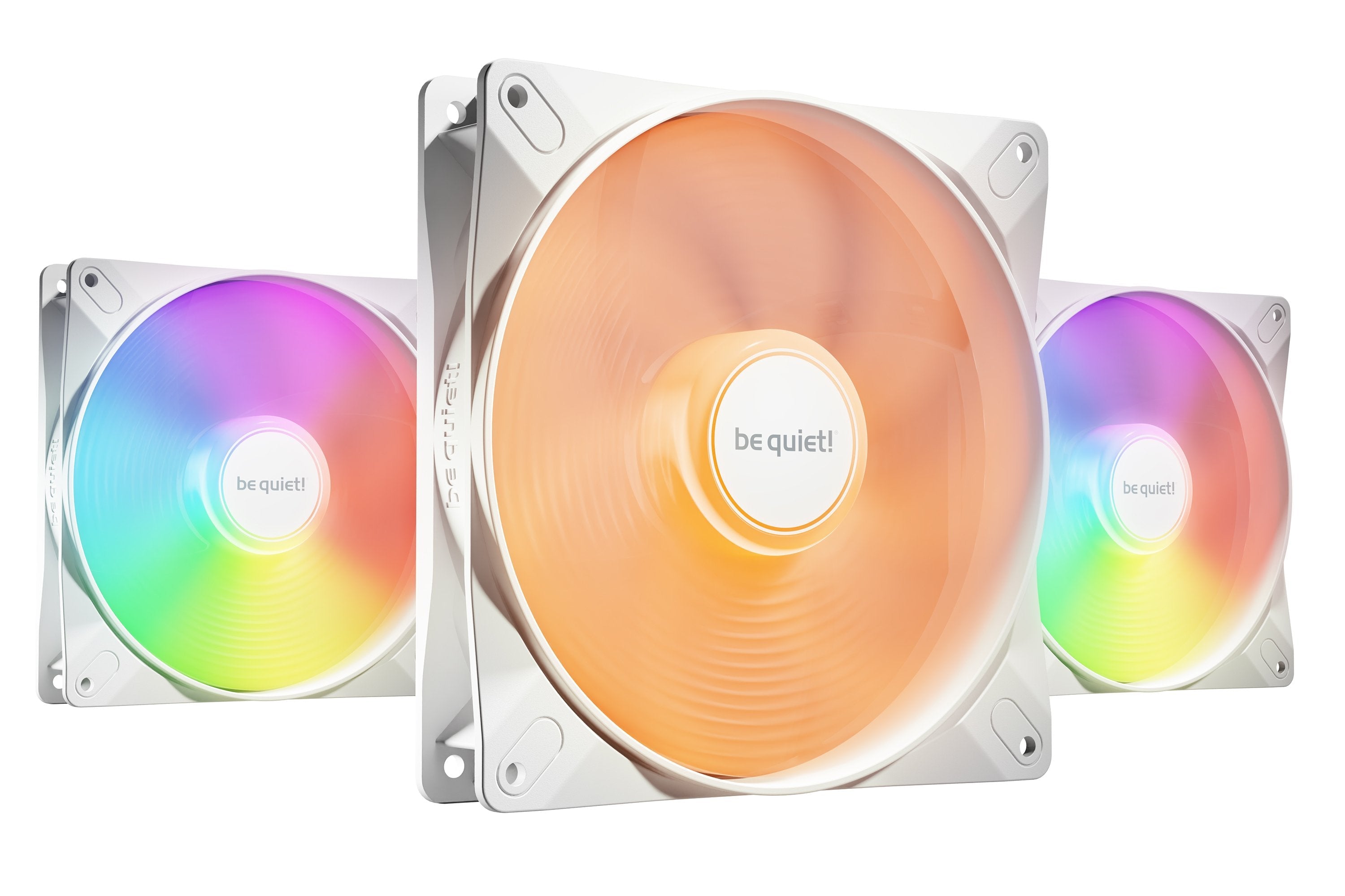 Ventilador Pc Be Quiet! Light Wings Lx 140mm Pwm High Speed Triple-Pack Blanco