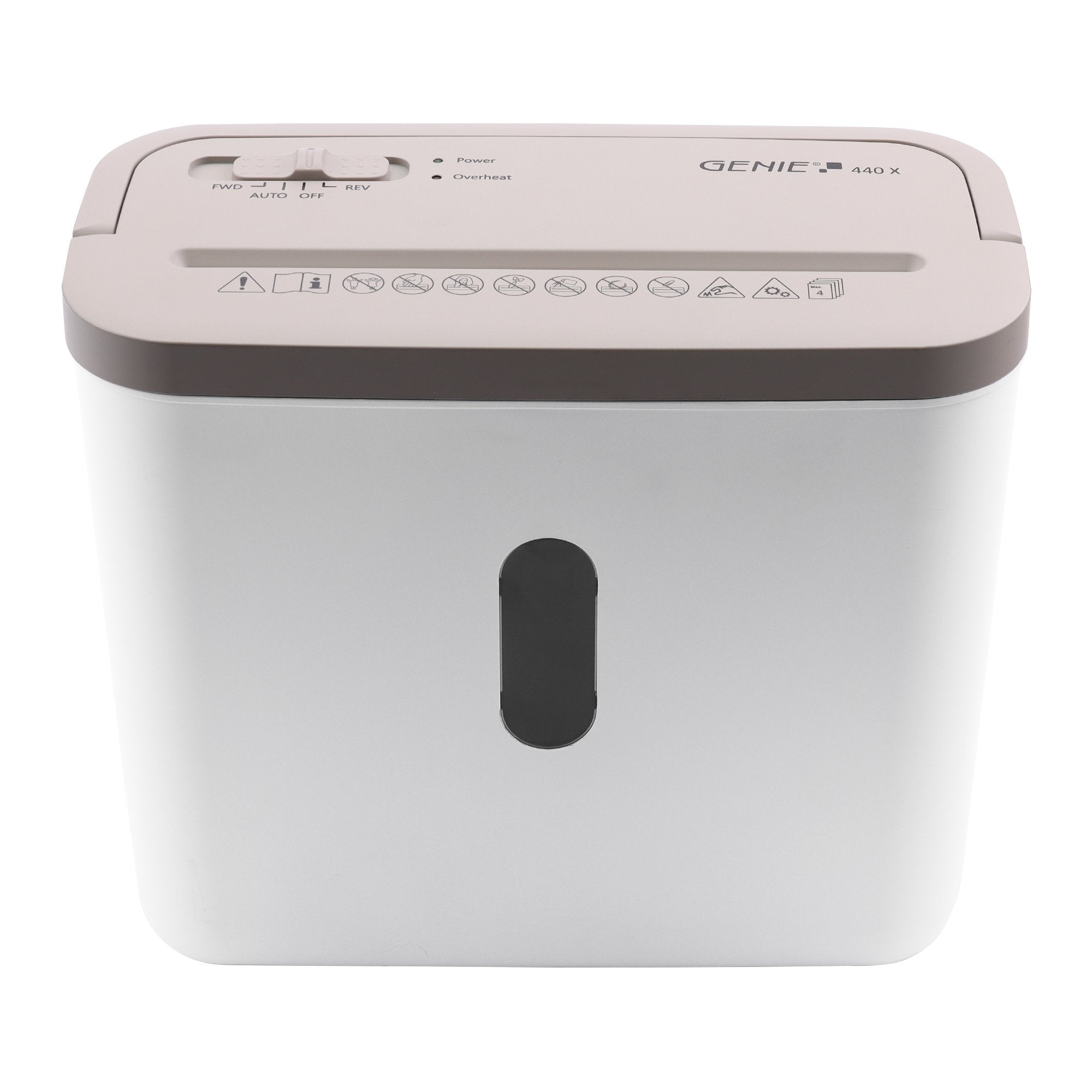 EAN 4030152953691 - Genie 440 X BR triturador de papel Corte cruzado 72 dB Marrón, Blanco imagen 3