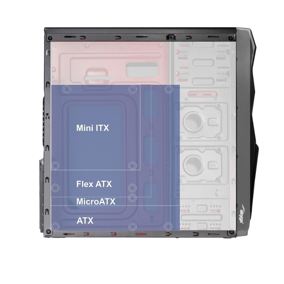 EAN 5901720132505 - Akyga ' ak995bk PC"ATX Nero Midi Tower Negro imagen 11