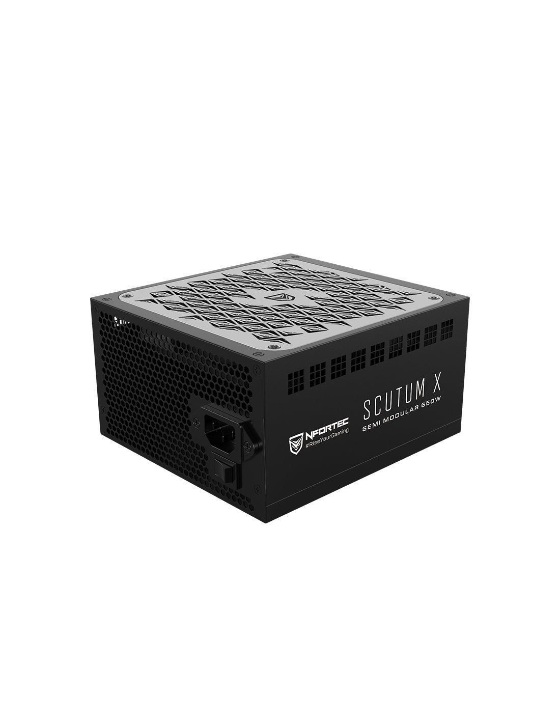 Nfortec Scutum X Unidad De Fuente De Alimentación 650 W 20+4 Pin Atx Atx Negro