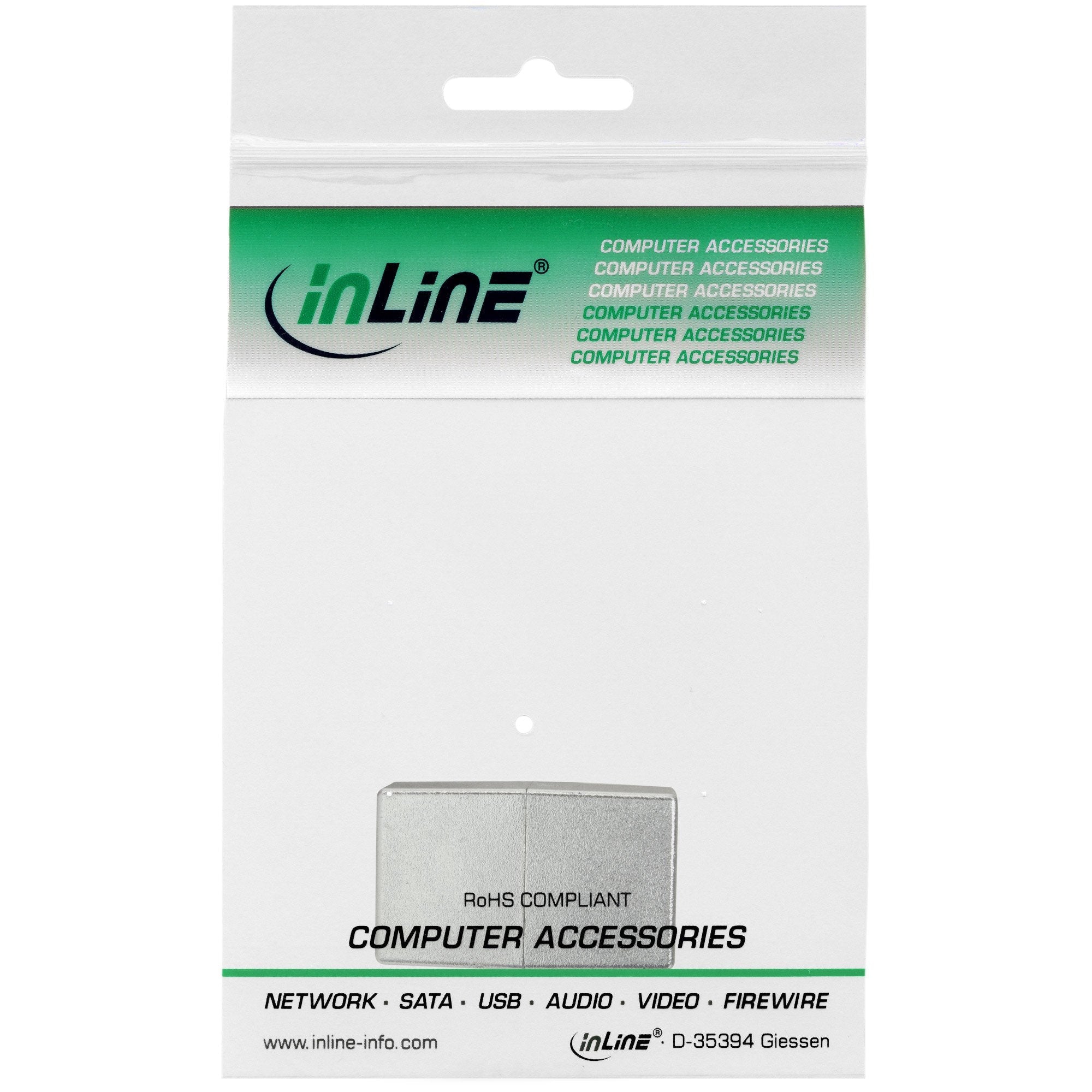 Conector De Cable De Red Inline Cat.5e 2x Rj45 Hembra Directo Blindado