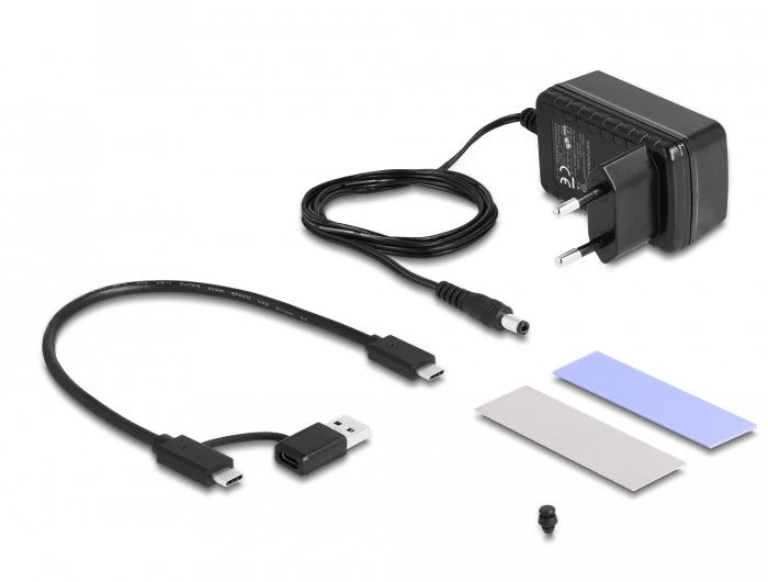 Usb Type-C Konverter Für 1 X M.2 Nvme Ssd + 1 X Sata Ssd Hdd Mit Klon Funktion