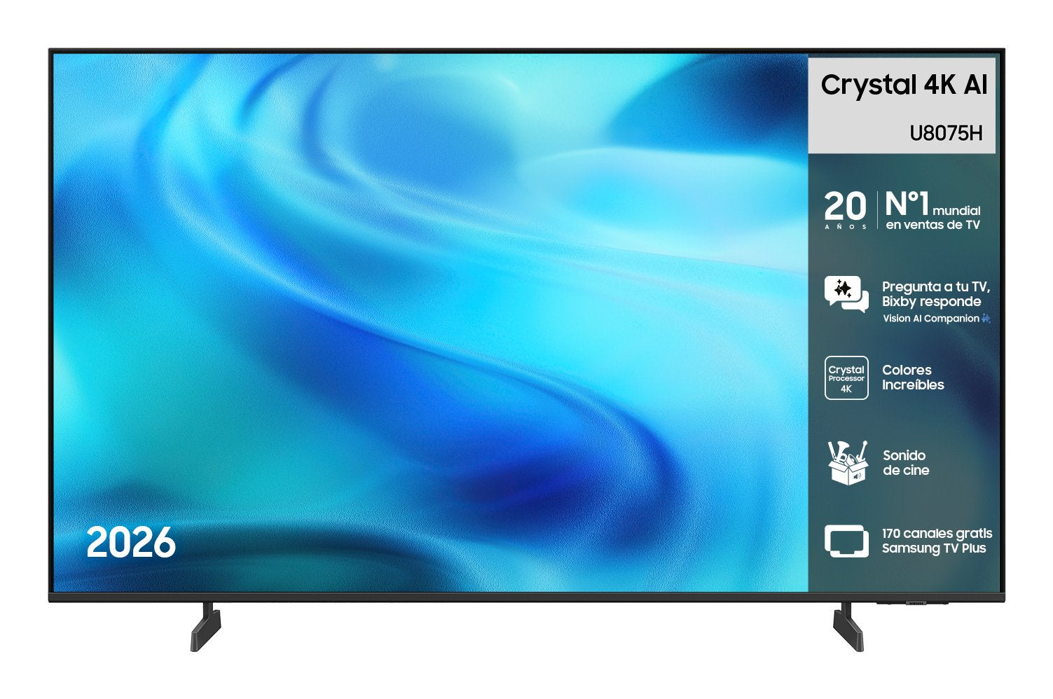 EAN 8806099027988 - Samsung TU43U8075HU 109,2 cm (43") 4K Ultra HD Wifi Negro imagen 1