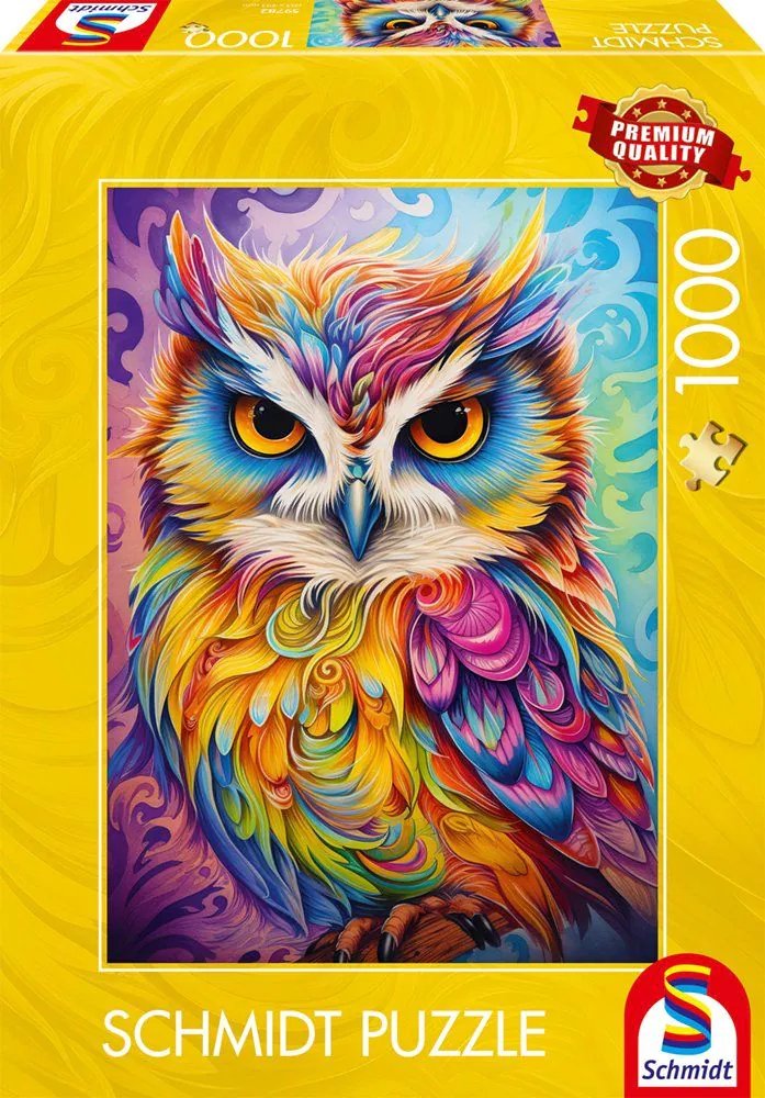 Puzzle Schmidt Spiele Búho Con Vestido De Loro (1000 Piezas)