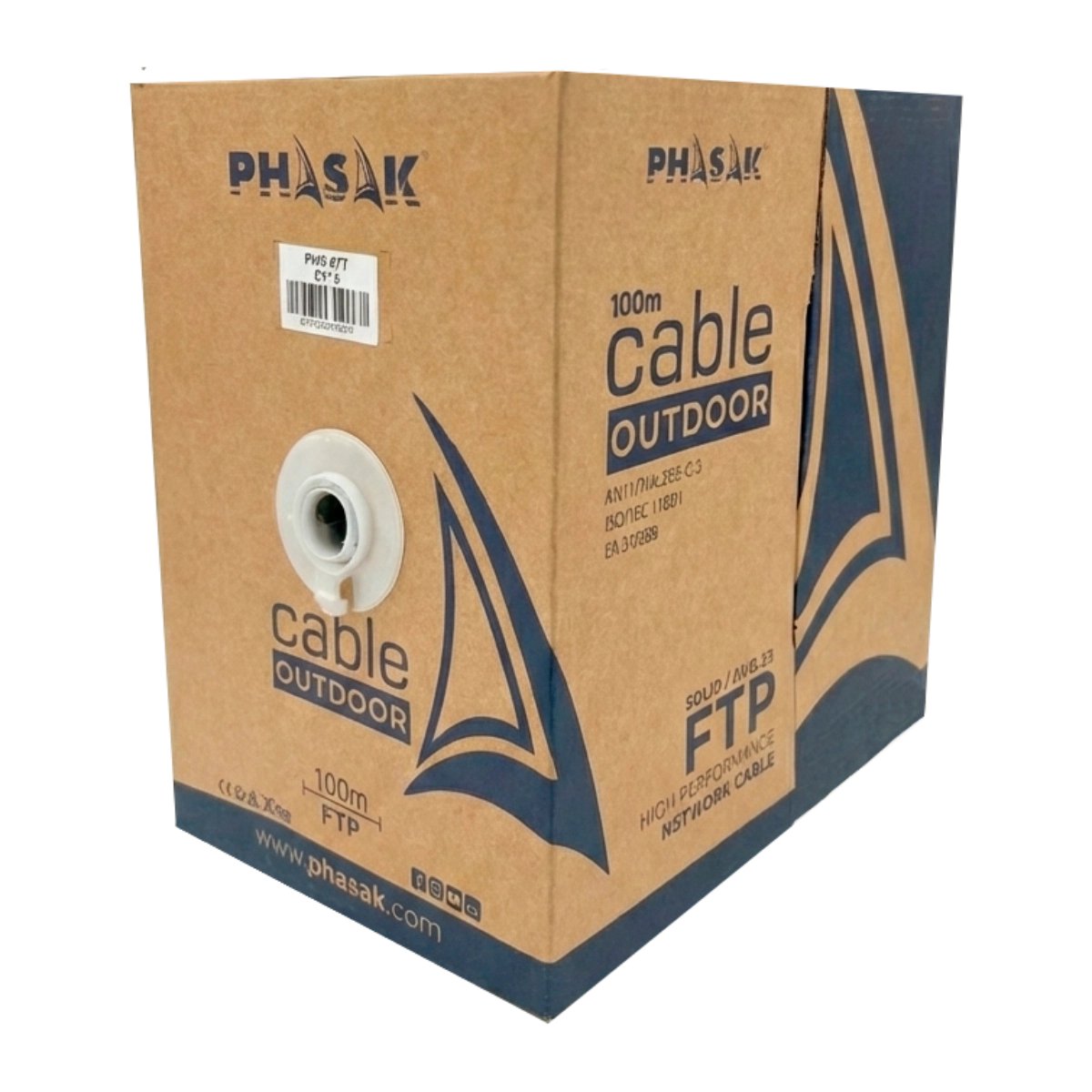 EAN 0745604518505 - Phasak PHR 671 cable de red Negro Cat6 F/FTP (FFTP) imagen 3