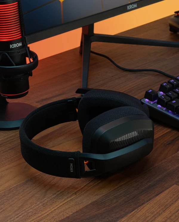 EAN 8436587974724 - Krom Kanji Auriculares Inalámbrico y alámbrico Diadema Juego USB Tipo C Bluetooth Negro imagen 6