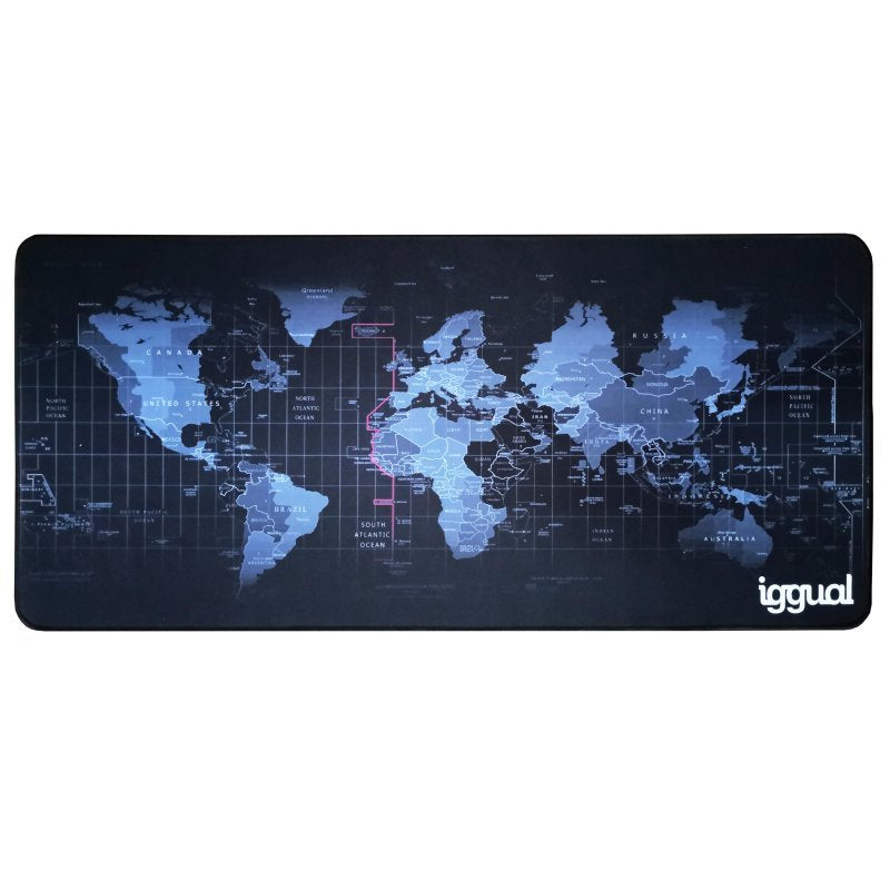 Iggual Alfombrilla Mapamundi Xl Teclado Y Ratón