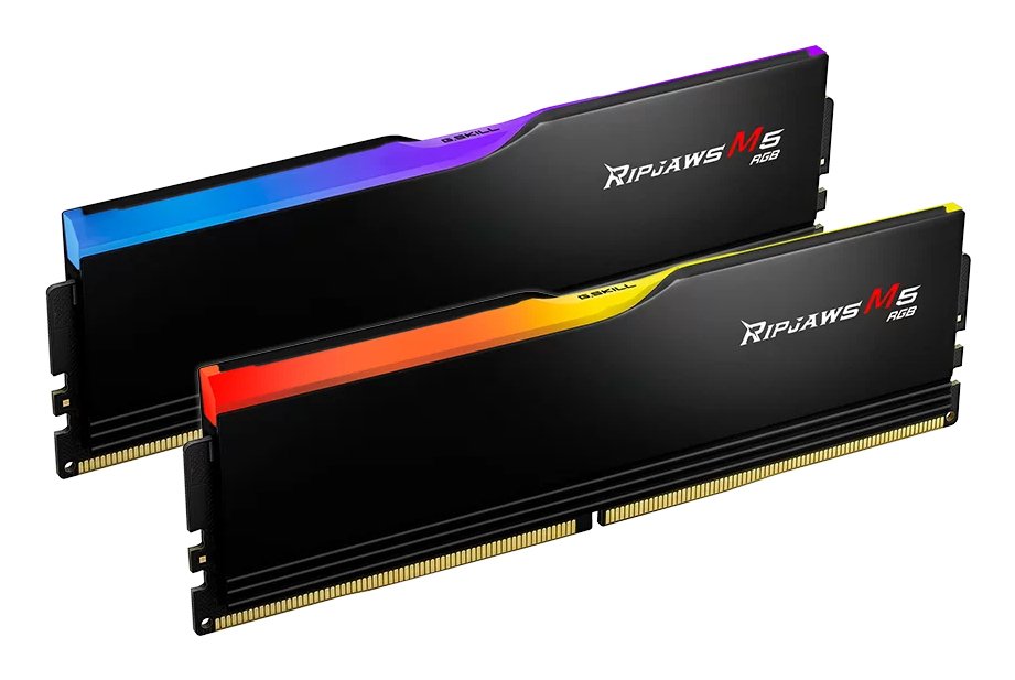 Memoria G.Skill D5 32gb 6000-36 Ripjaws M5 Rgb Bk K2 Gsk F5-6000j3648d16gx2-Rm5rk, Ripjaws M5 Rgb, Intel Xmp F5-6000j3648d16gx2-Rm5rk