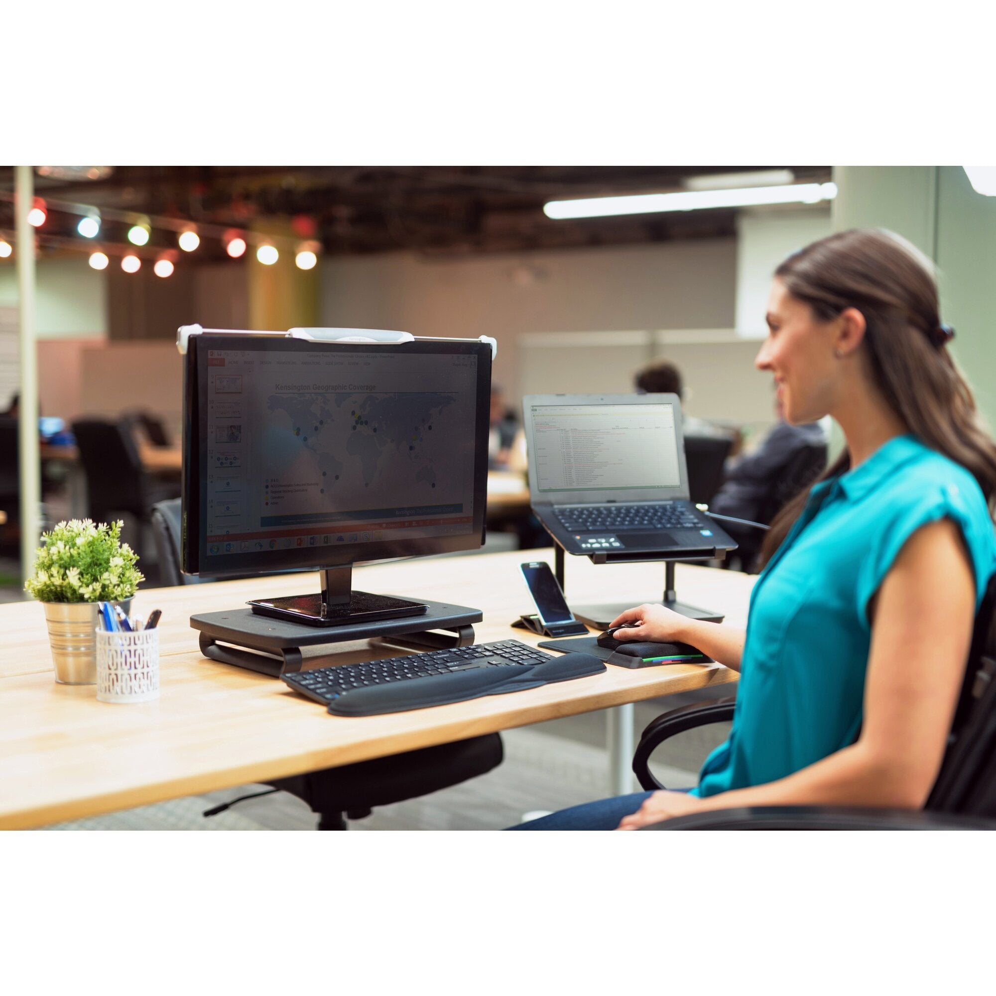 EAN 0085896527862 - Kensington K52786WW soporte para monitor 61 cm (24") Escritorio imagen 2
