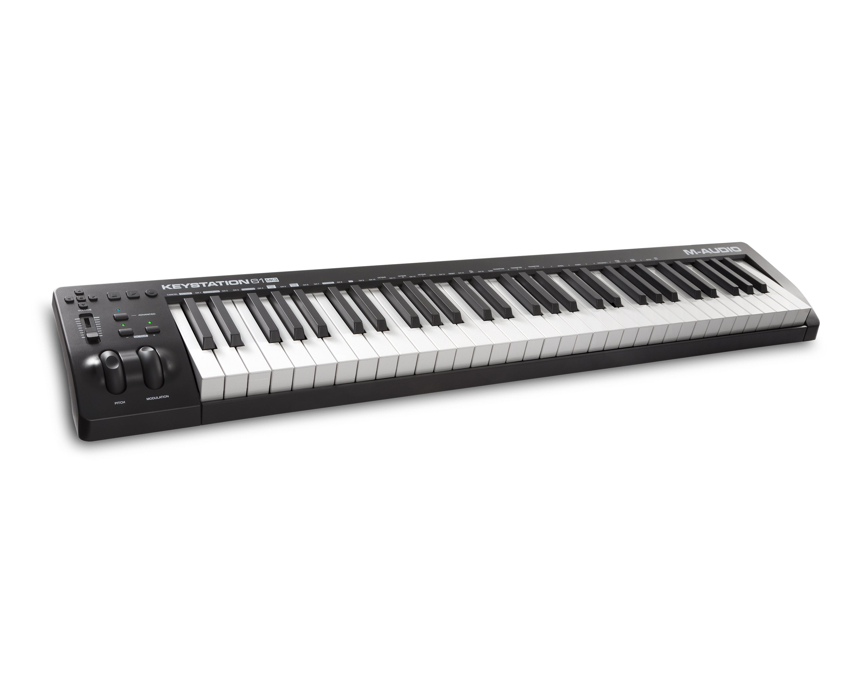 M-Audio Keystation 61 Mk3 Teclado Midi 61 Llaves Usb Negro, Blanco