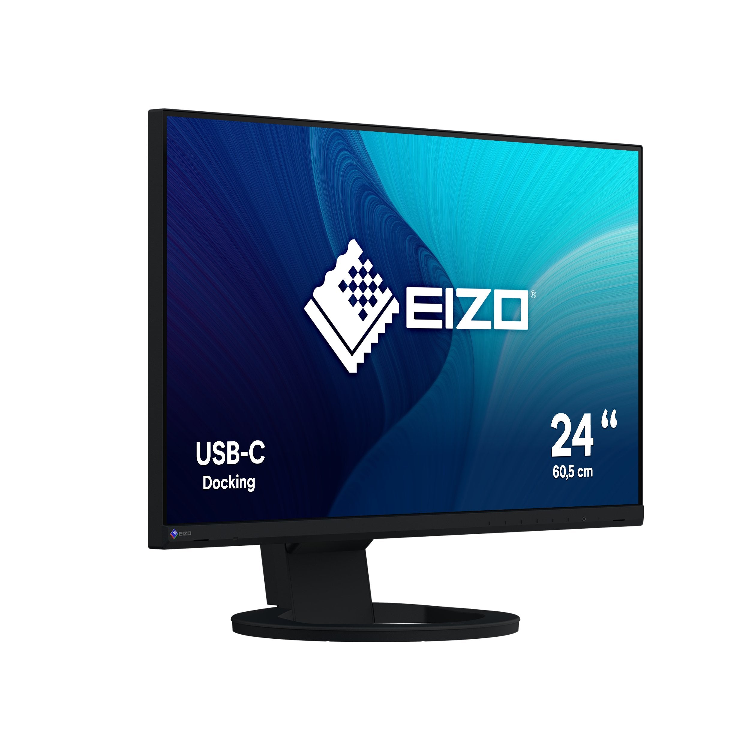 Monitor Eizo 60.5cm (23,8") Ev2480-Bk 16:09 Dvi+Hdmi+Dp+Usb-C Black