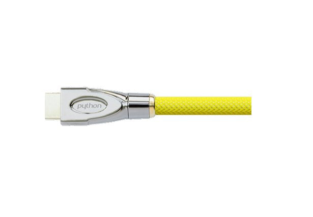 Cable Python Hdmi« 2.0 4k2k Trenzado Amarillo 1m