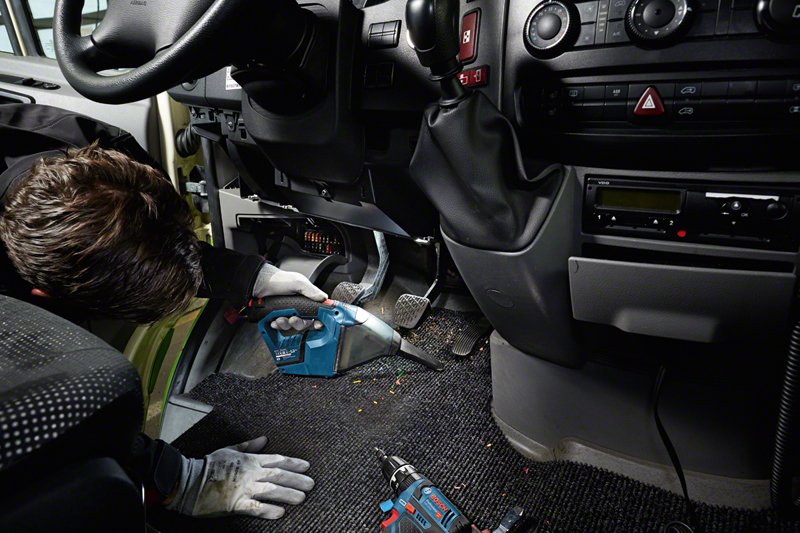 EAN 3165140773188 - Bosch GAS 12V aspiradora de mano Negro, Azul Sin bolsa imagen 3