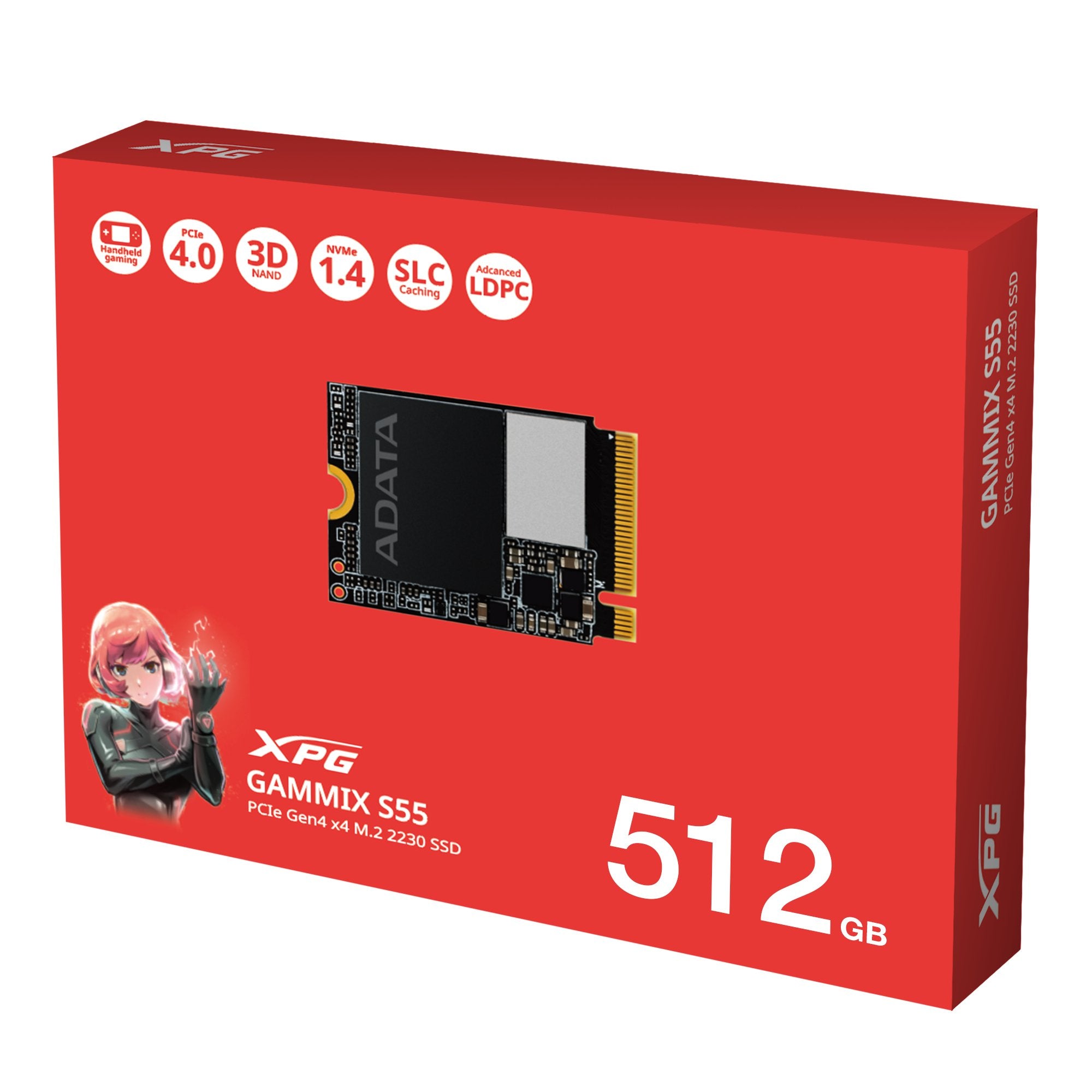 EAN 4711085942340 - XPG SGAMMIXS55-512G-C unidad de estado sólido 512 GB M.2 PCI Express 4.0 NVMe 3D NAND imagen 2