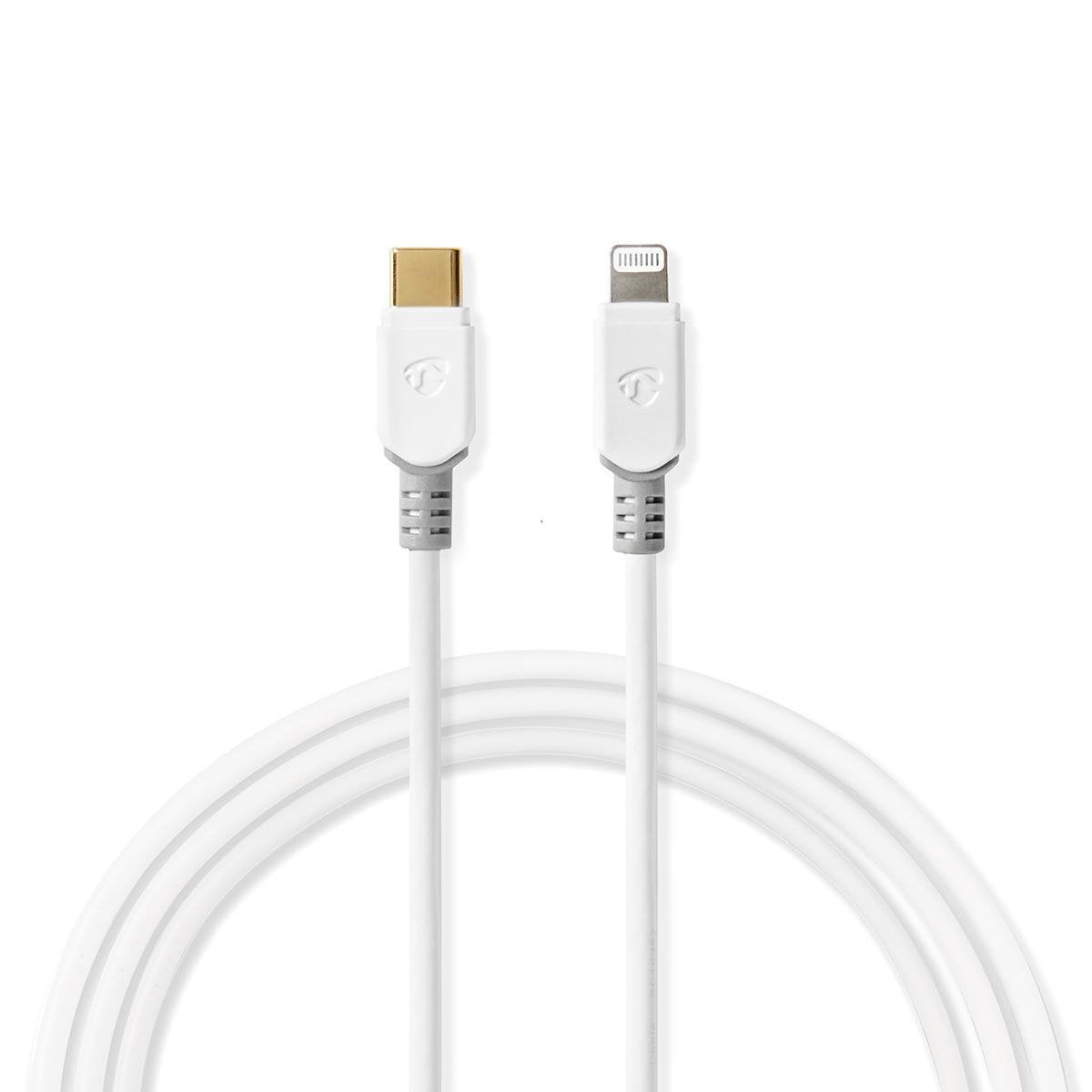EAN 5412810312924 - Nedis CCBP39650WT20 cable de conector Lightning 2 m Blanco imagen 1
