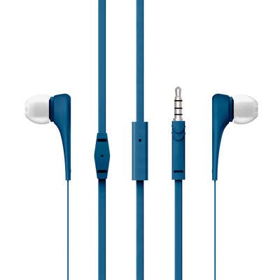 Energy Auricular Earphones Style 1+ In-Ear Flat Cable Microfono Navy 445981