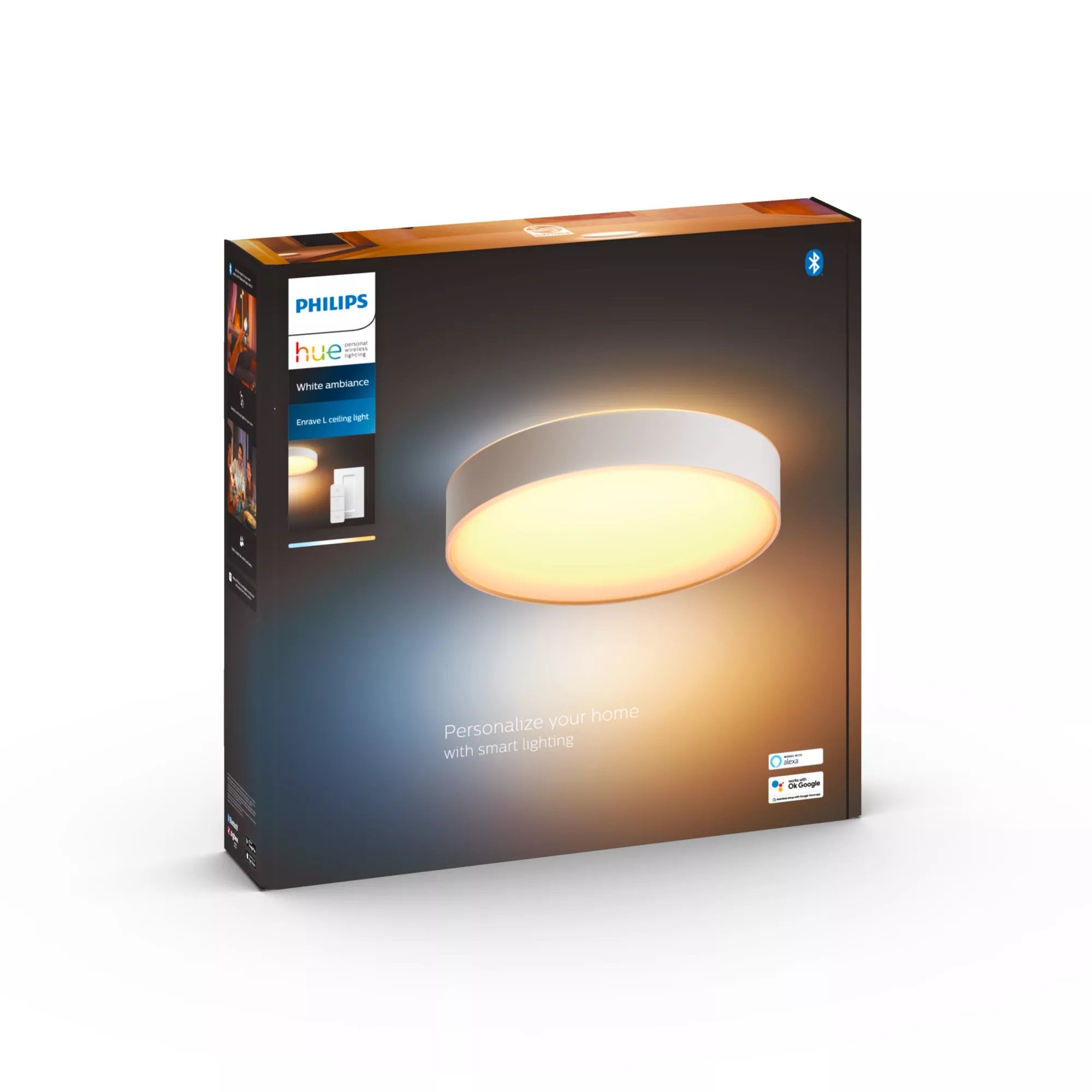 Philips Hue White Ambiance Lámpara De Techo Grande Enrave