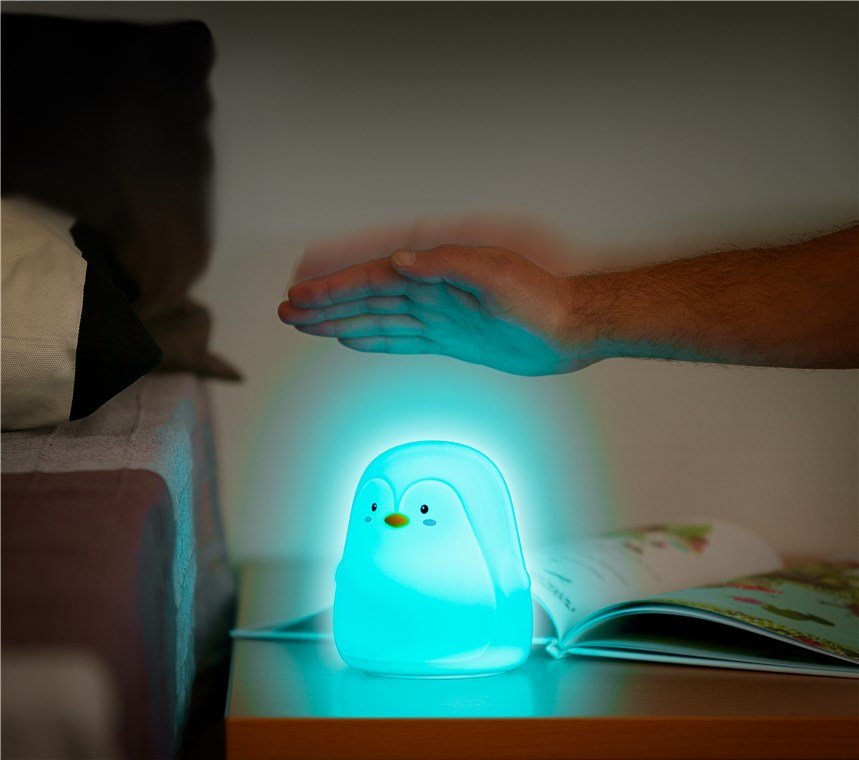 Goobay Gb 61648 - Nachtleuchte Pinguin Akku Rgb