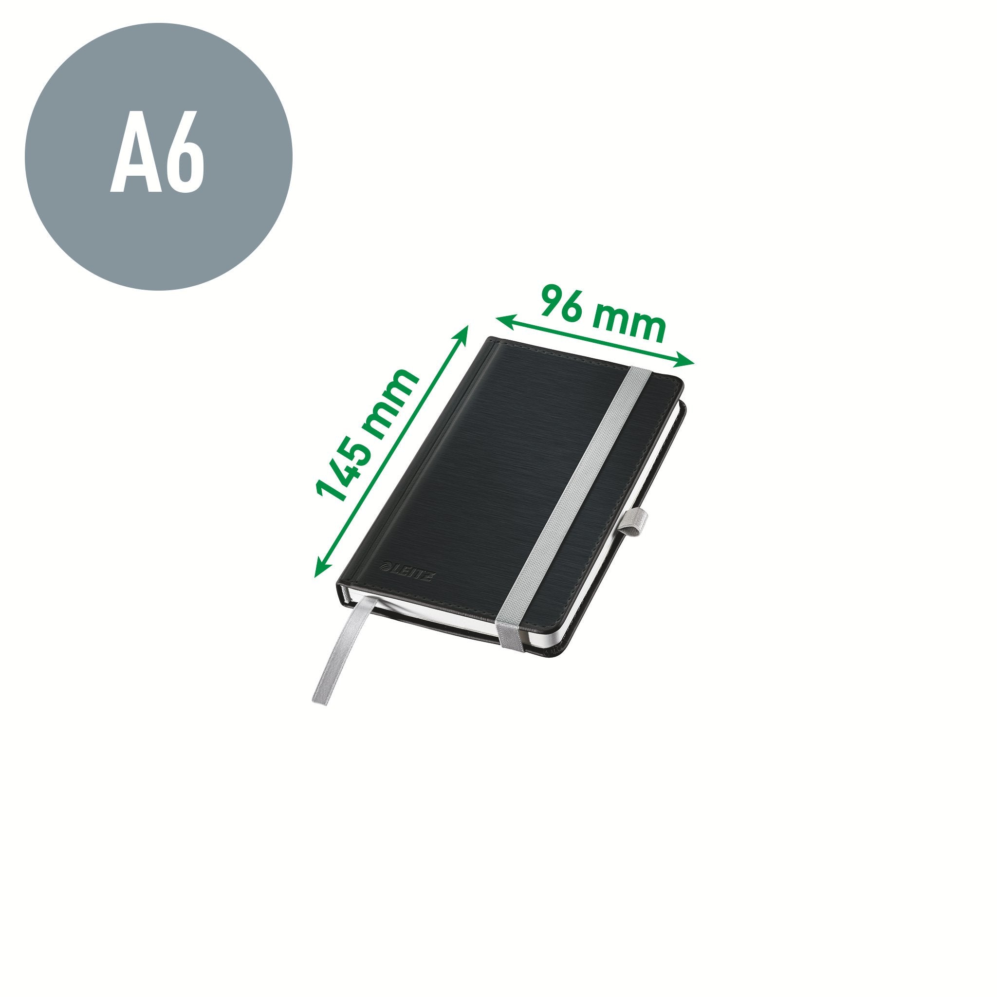 EAN 4002432140015 - Leitz 44911094 cuaderno y block A6 80 hojas Negro imagen 5