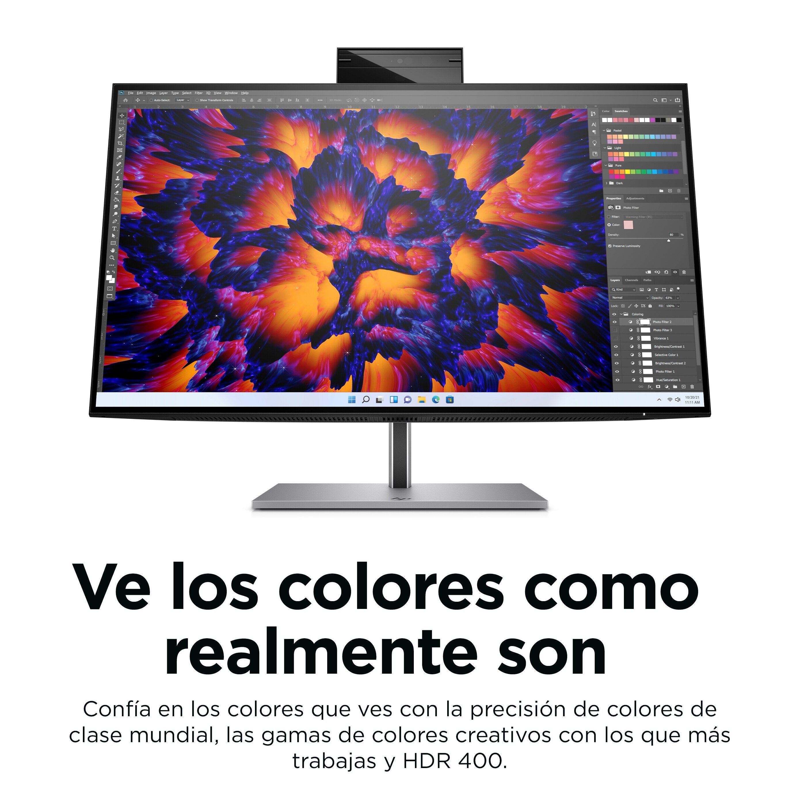 EAN 5715063348888 - HP Z24m G3 QHD Conferencing Display pantalla para PC 60,5 cm (23.8") 2560 x 1440 Pixeles Quad HD LCD Plat imagen 7