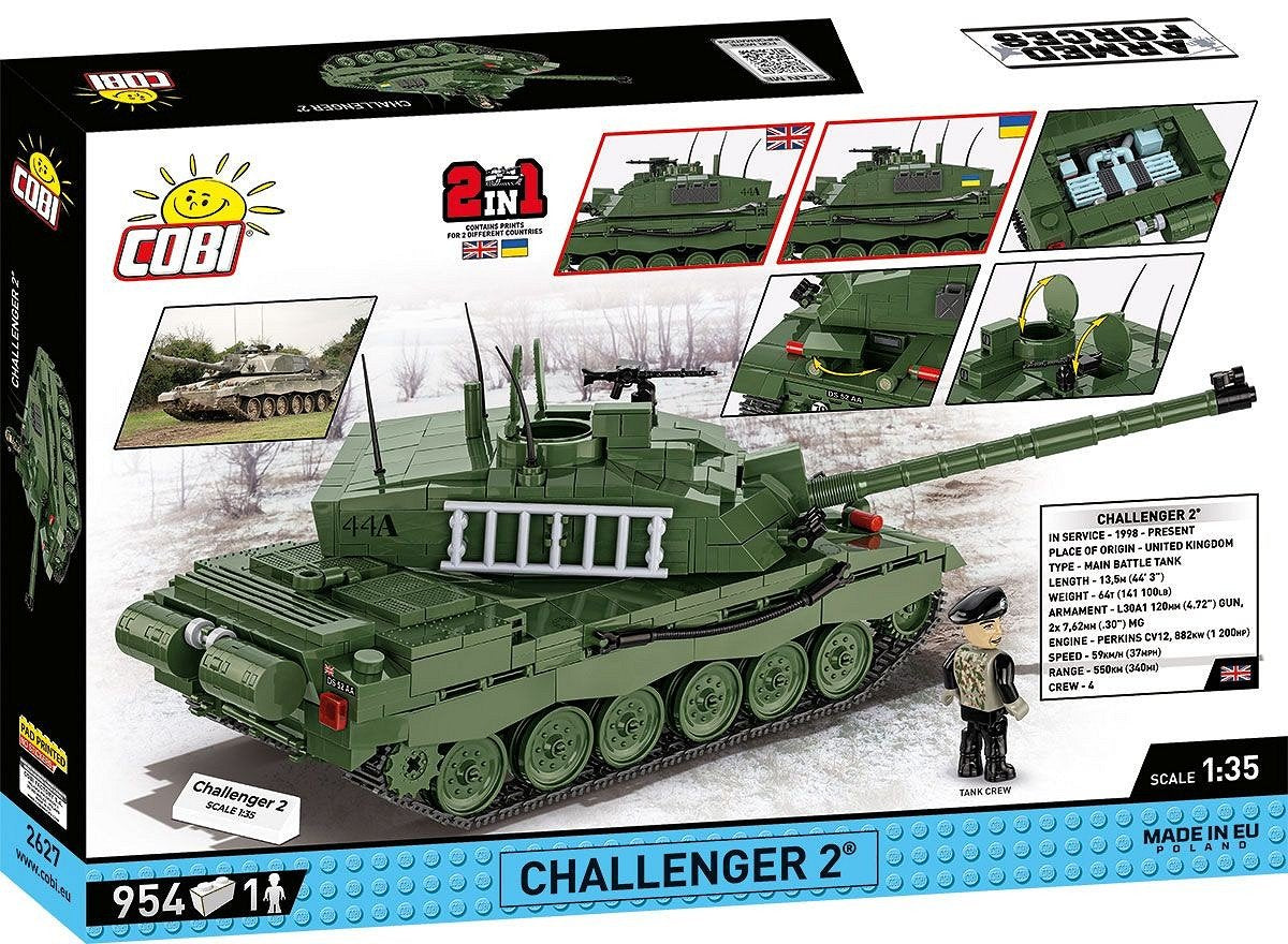 Cobi Blocks Challenger 2 954 Blocks