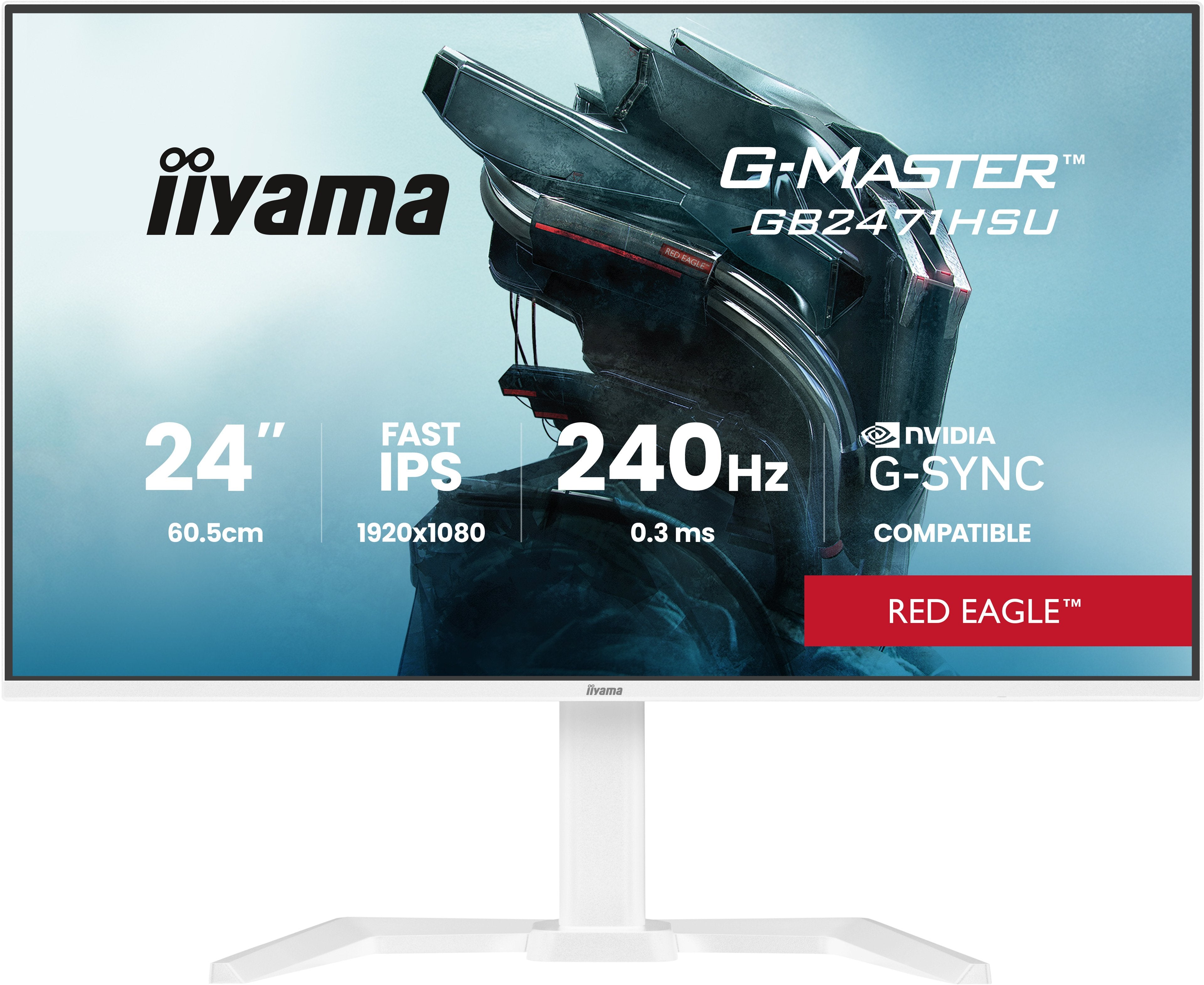 Iiyama 60.5cm 24" Gb2471hsu-W1 16:9 2xhdmi+Dp+Usb-C Ips
