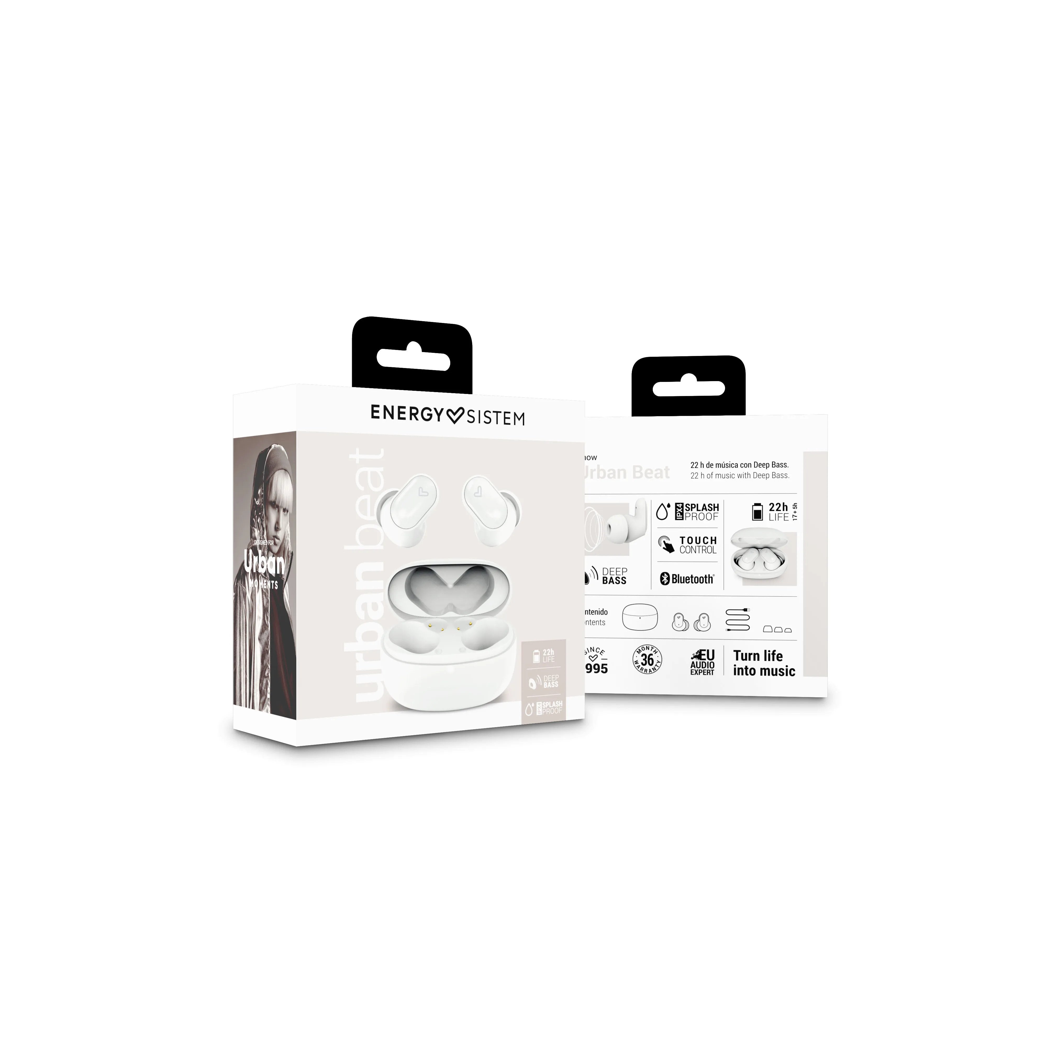 Energy Sistem Auriculares Wireless Urban Beat Snow
