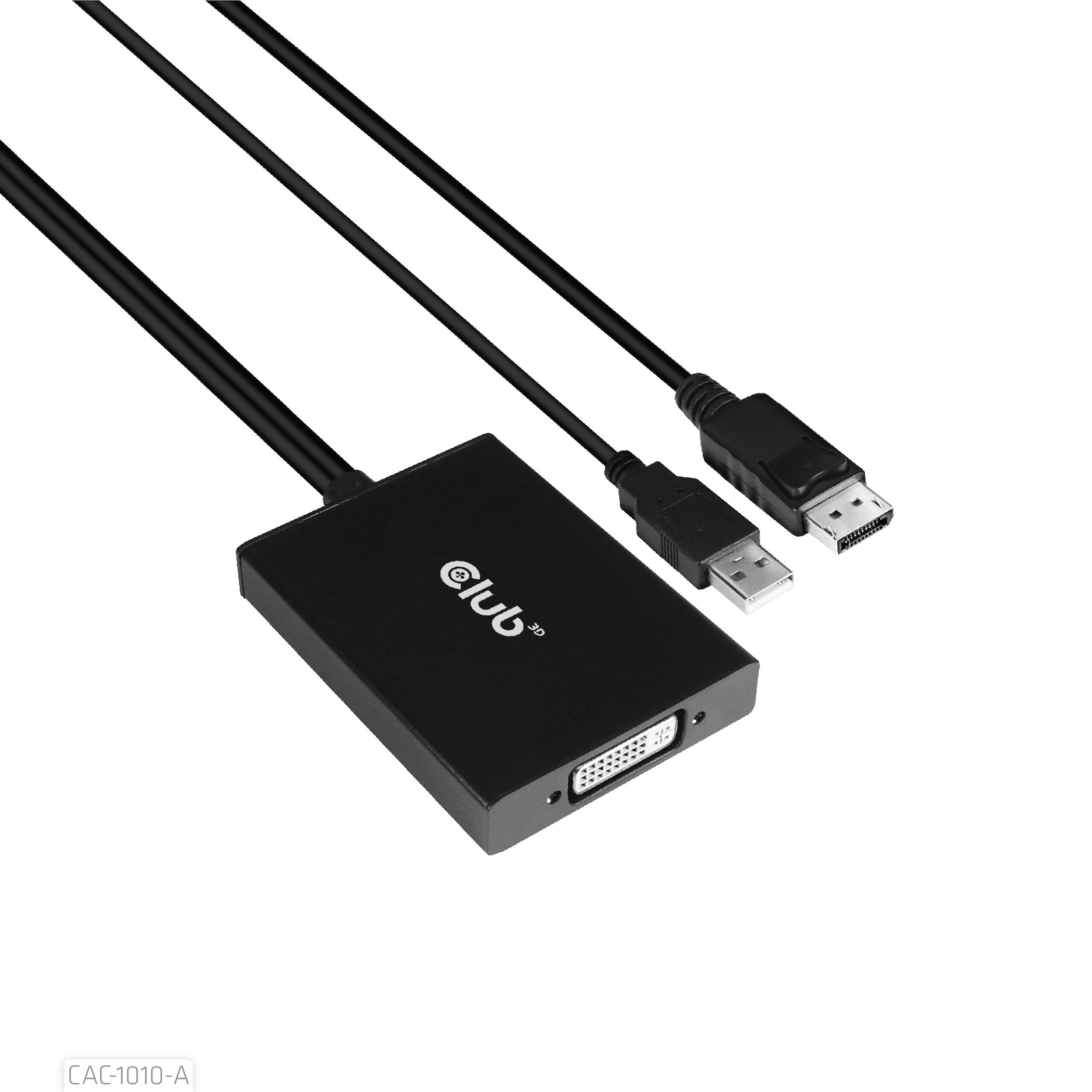 EAN 8719214471705 - CLUB3D CAC-1010-A adaptador de cable de vídeo 0,6 m DisplayPort DVI-D + USB Negro imagen 9