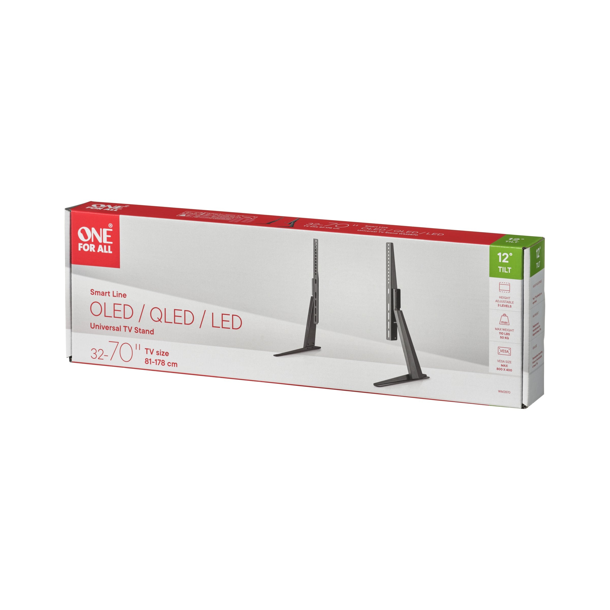 EAN 8716184076541 - One For All Ultra Slim Line WM 2870 177,8 cm (70") Negro imagen 14