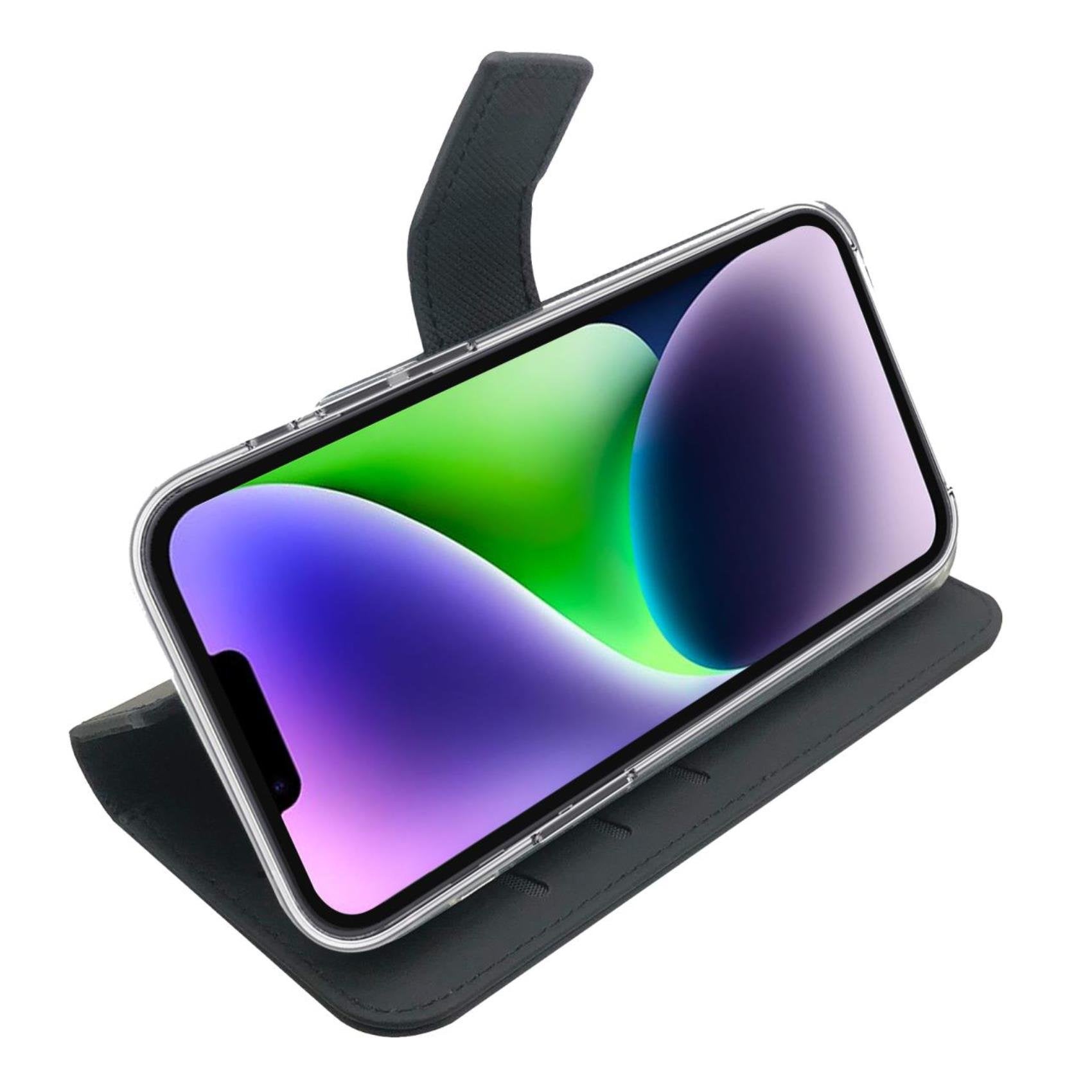 EAN 8021735196815 - Celly Wally funda para teléfono móvil 17 cm (6.7") Funda cartera Negro imagen 4