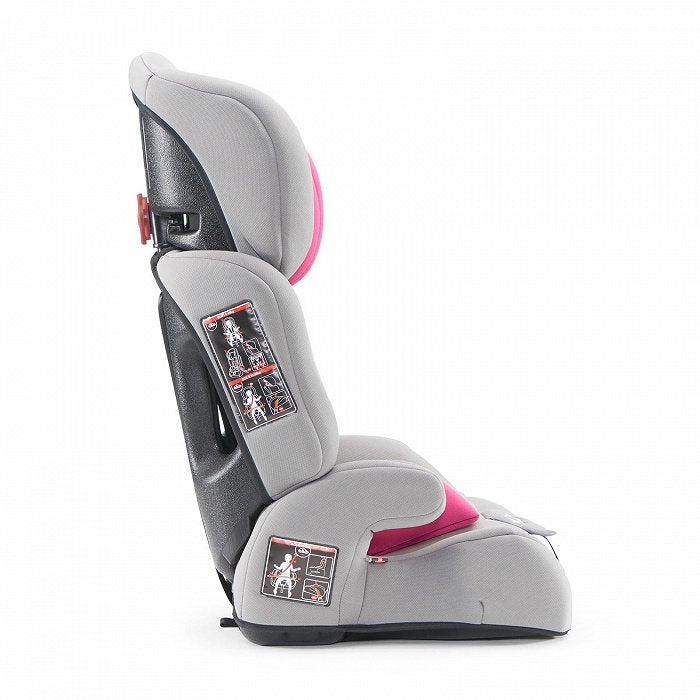 Kinderkraft Comfort Up Silla De Coche Para Bebé 1-2-3 (9-36 Kg, 9 Meses - 12 Años) Rosa