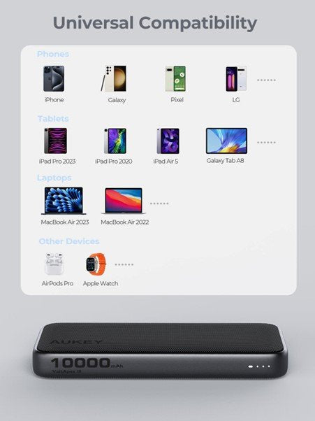 EAN 0689323787920 - AUKEY PB-Y46 batería externa Litio 10000 mAh Gris imagen 10